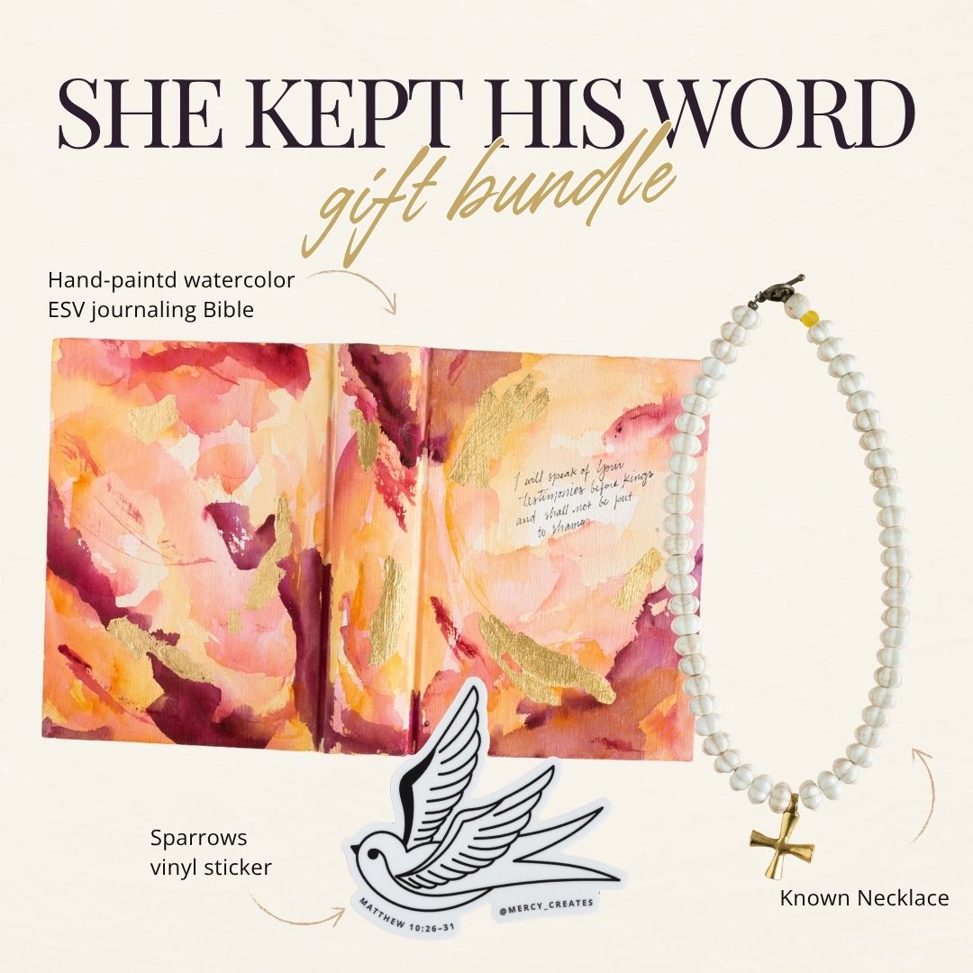 She Kept His Word | Graduation Bible Gift Bundle