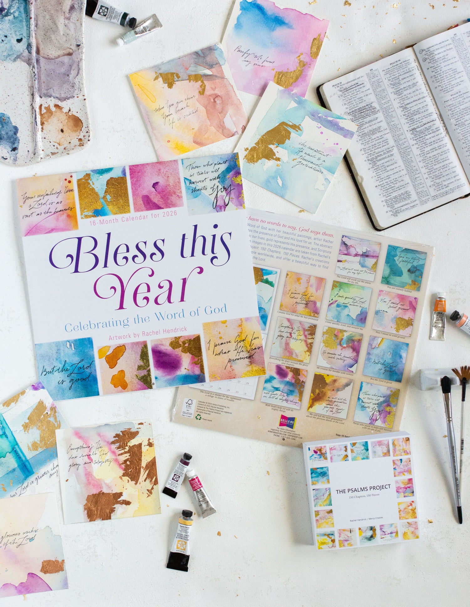 The Psalms Project™ Book + Bless This Year 2026 Calendar