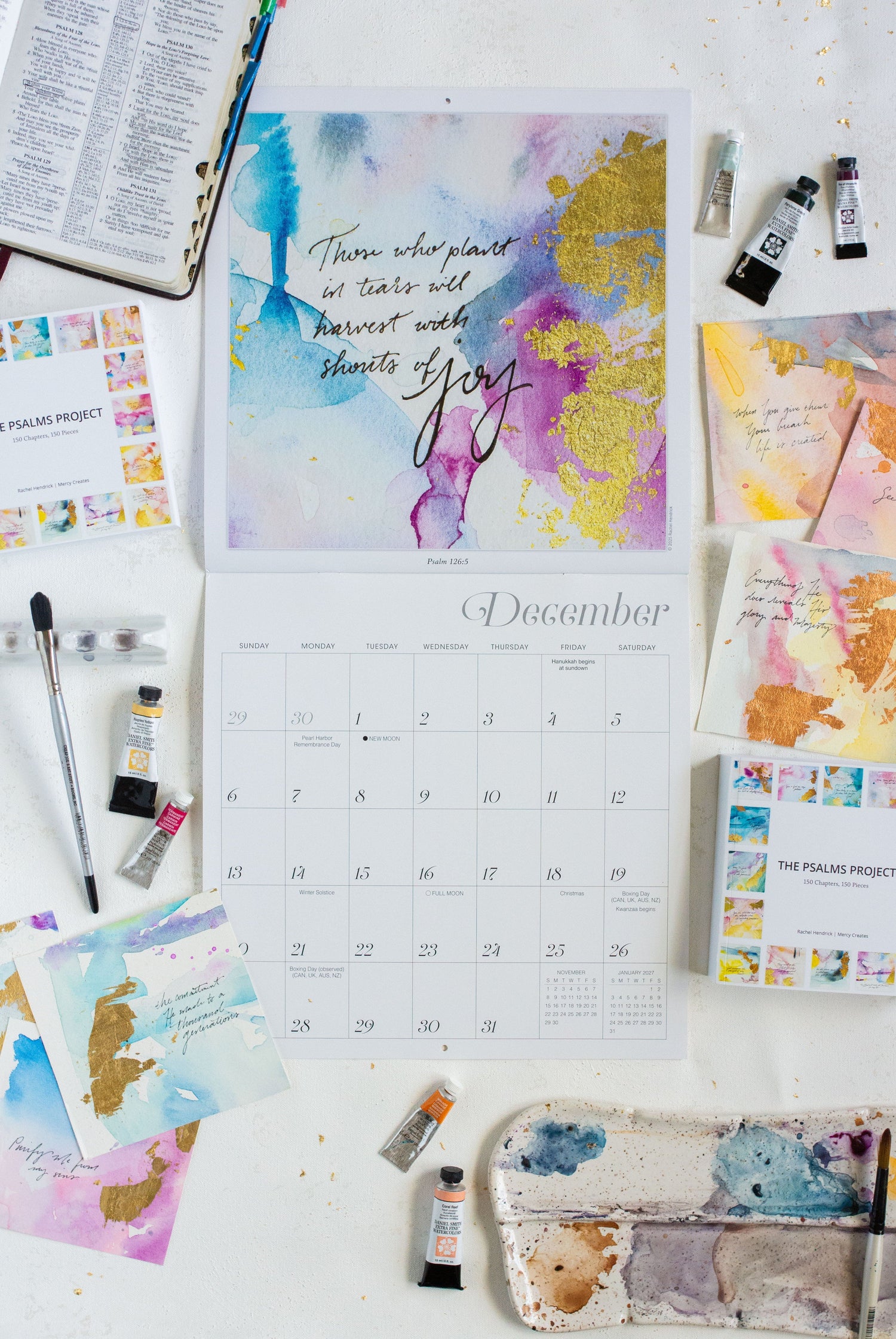 The Psalms Project™ Book + Bless This Year 2026 Calendar