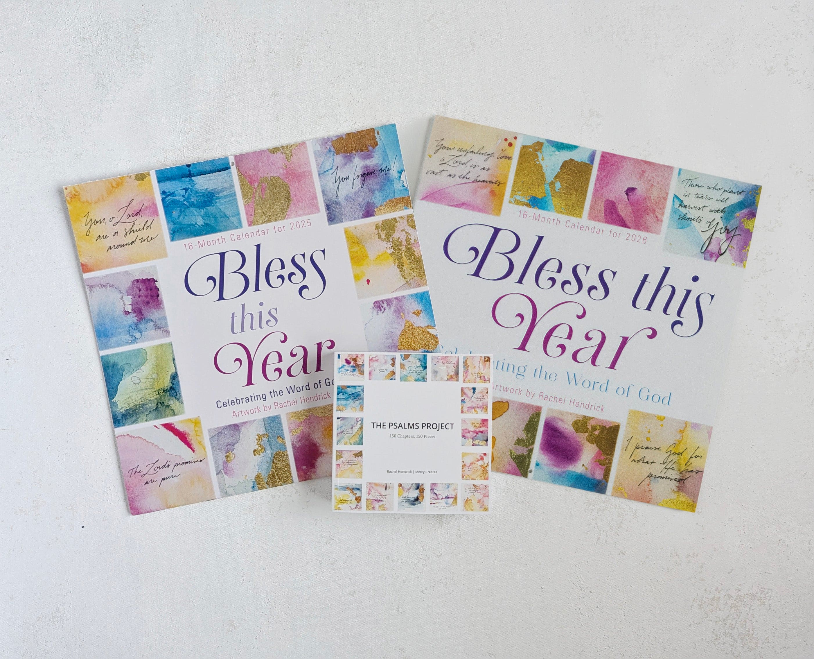 2025 & 2026 Bless This Year Calendars + The Psalms Project™ book