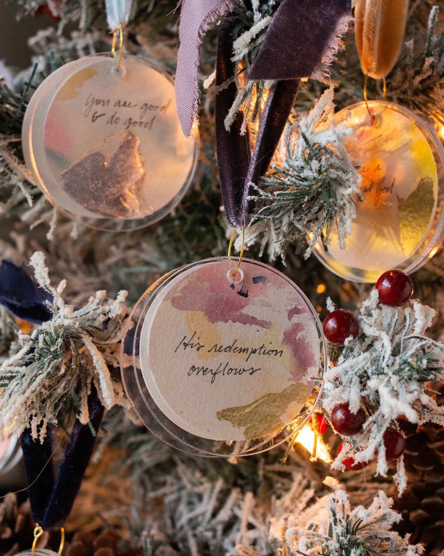 His Redemption Overflows | Dark Purple