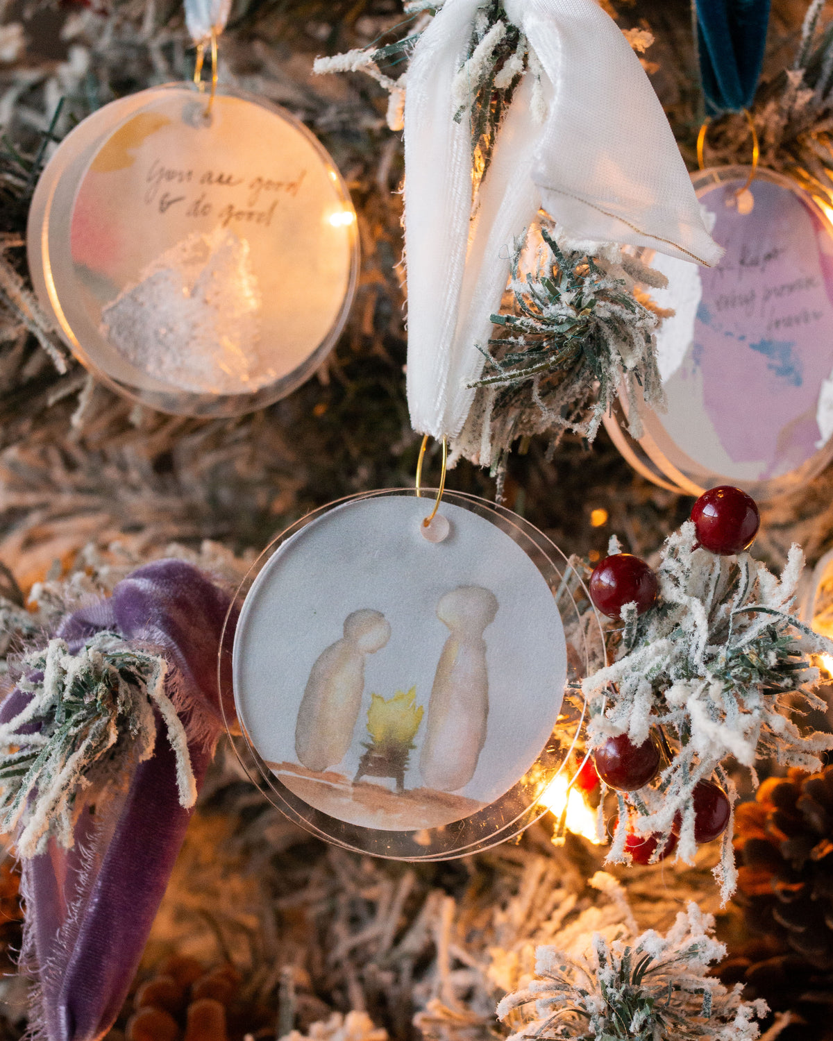 Nativity Ornament - White