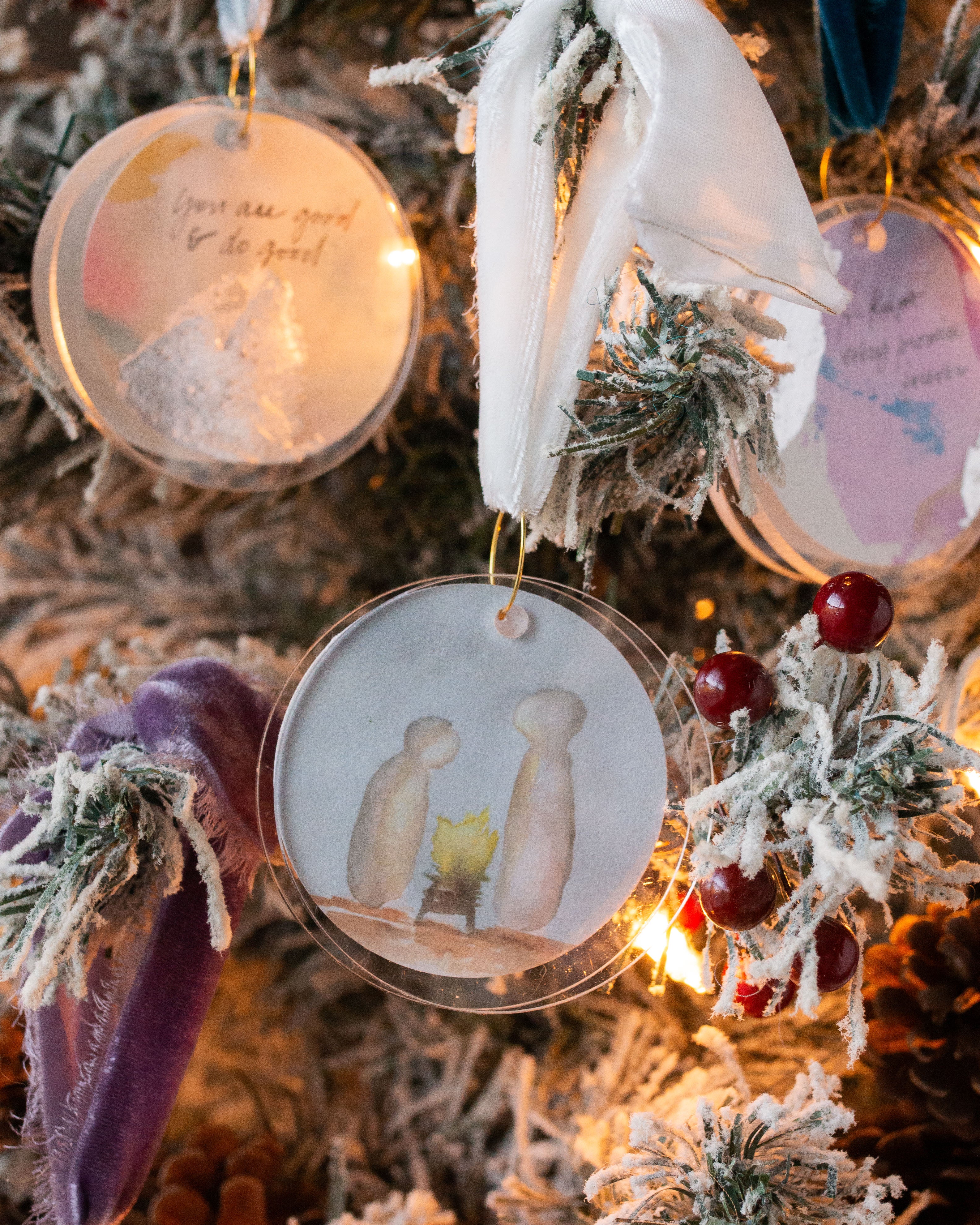 Nativity Ornament - White