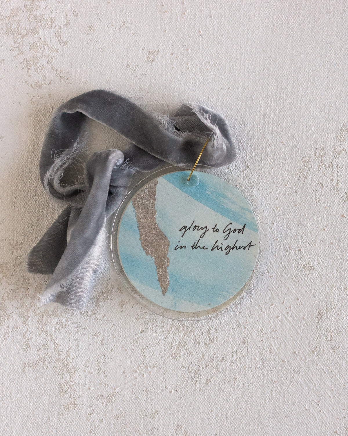 Custom Signature Watercolor Ornament