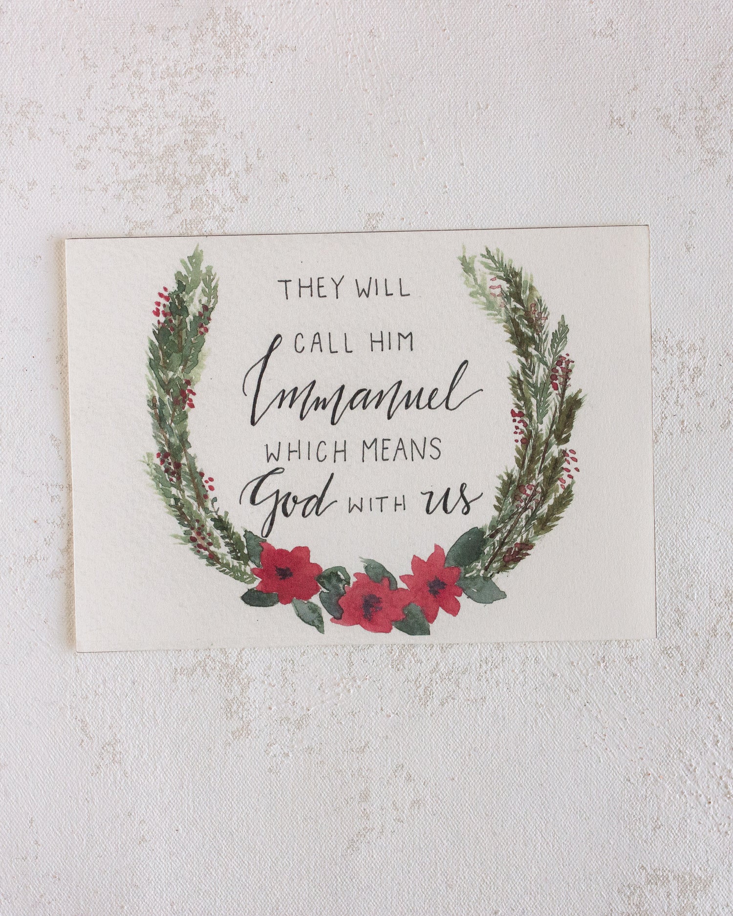 Call Him Immanuel | Art Print