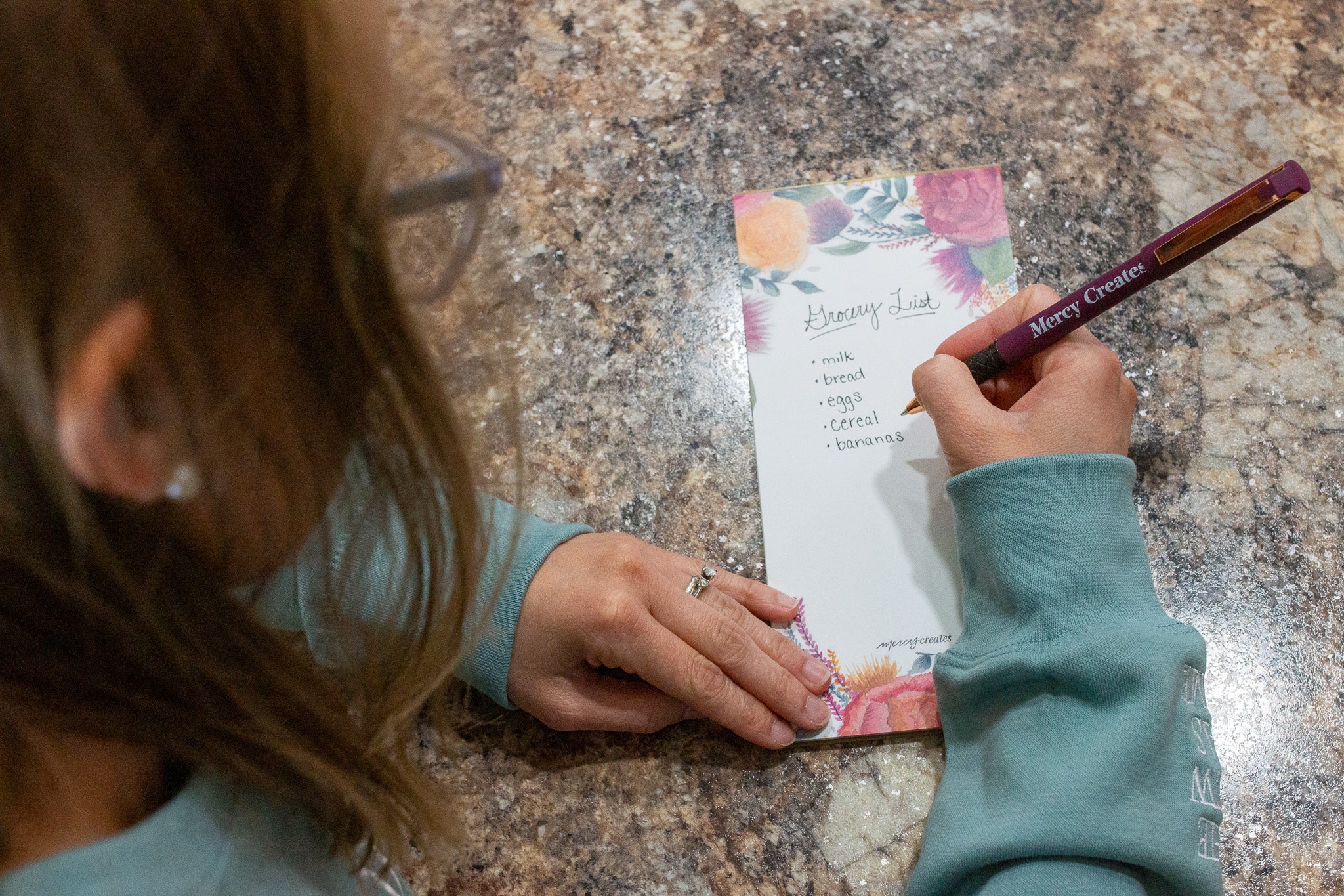 Floral Magnetic Notepad | New Creation