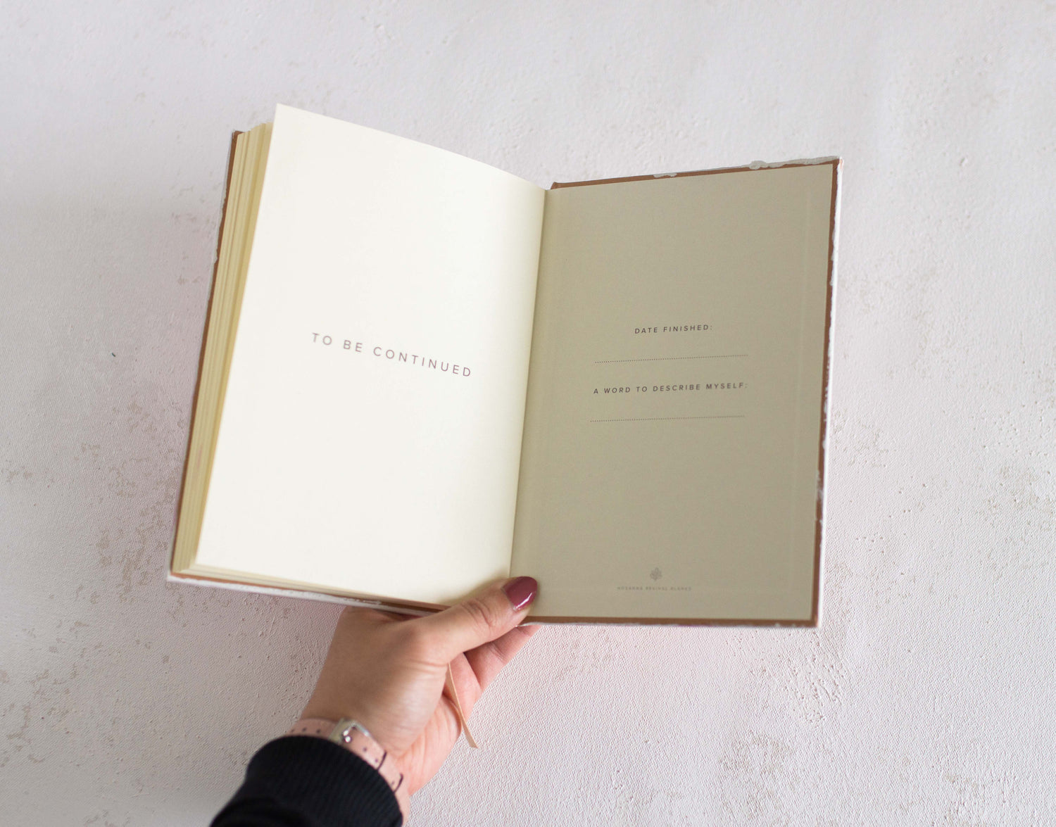 Philippians 4:7 "The peace of God will guard your hearts" Hand-painted Watercolor Notebook