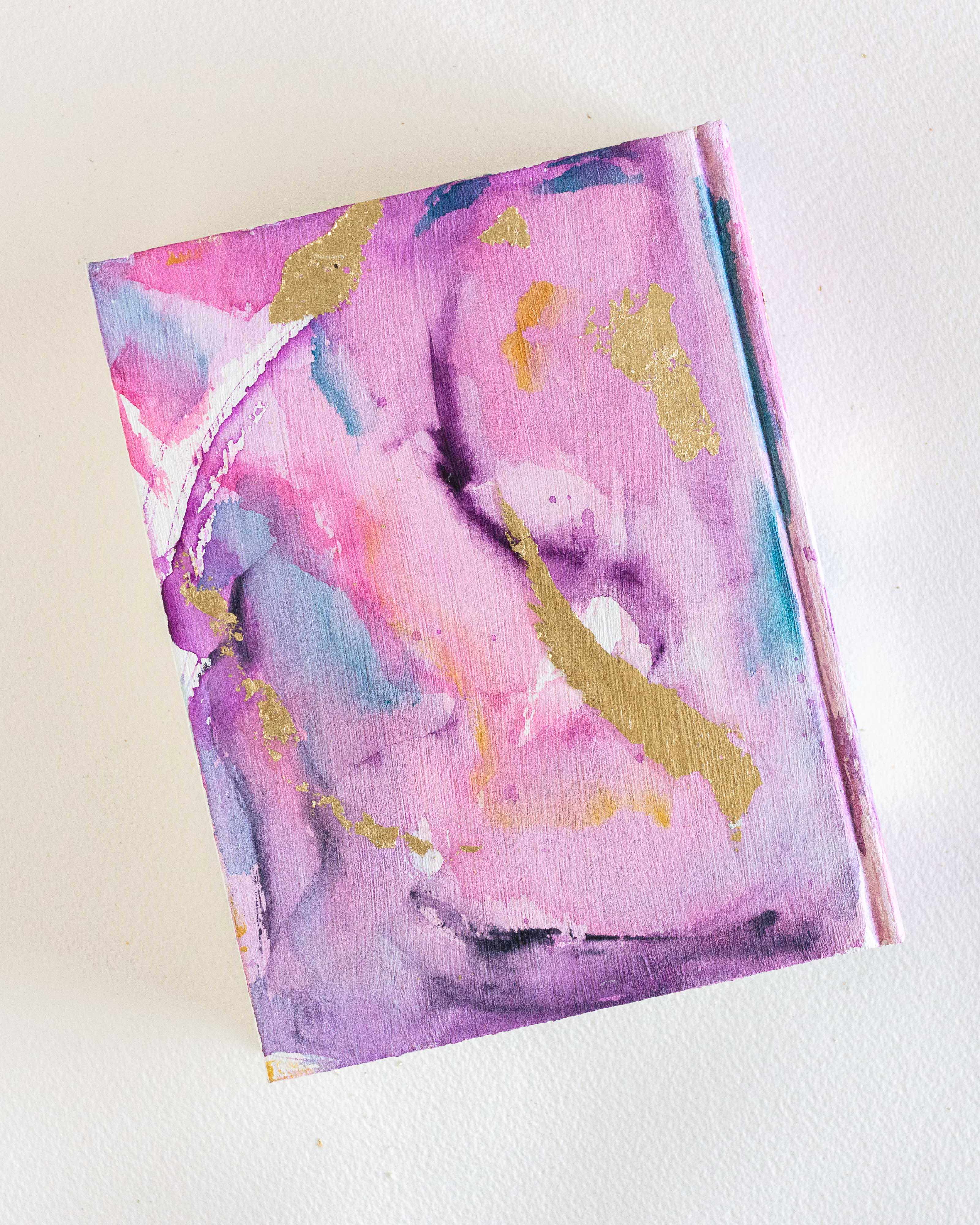 Psalm 119:18, “Open My Eyes That I May Behold Wondrous Things,” Hand-painted Watercolor Bible