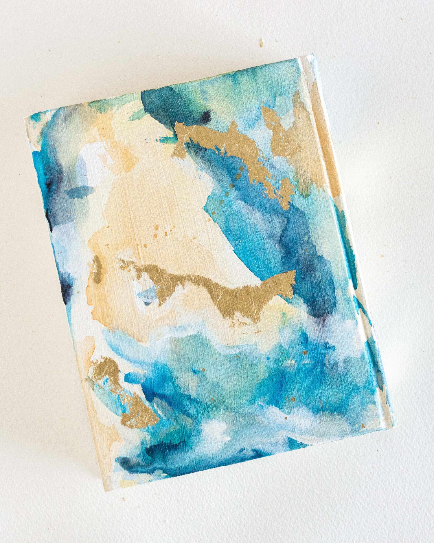 Psalm 119:2, “Blessed Are Those Who Keep His Testimonies” Hand-painted Watercolor Bible