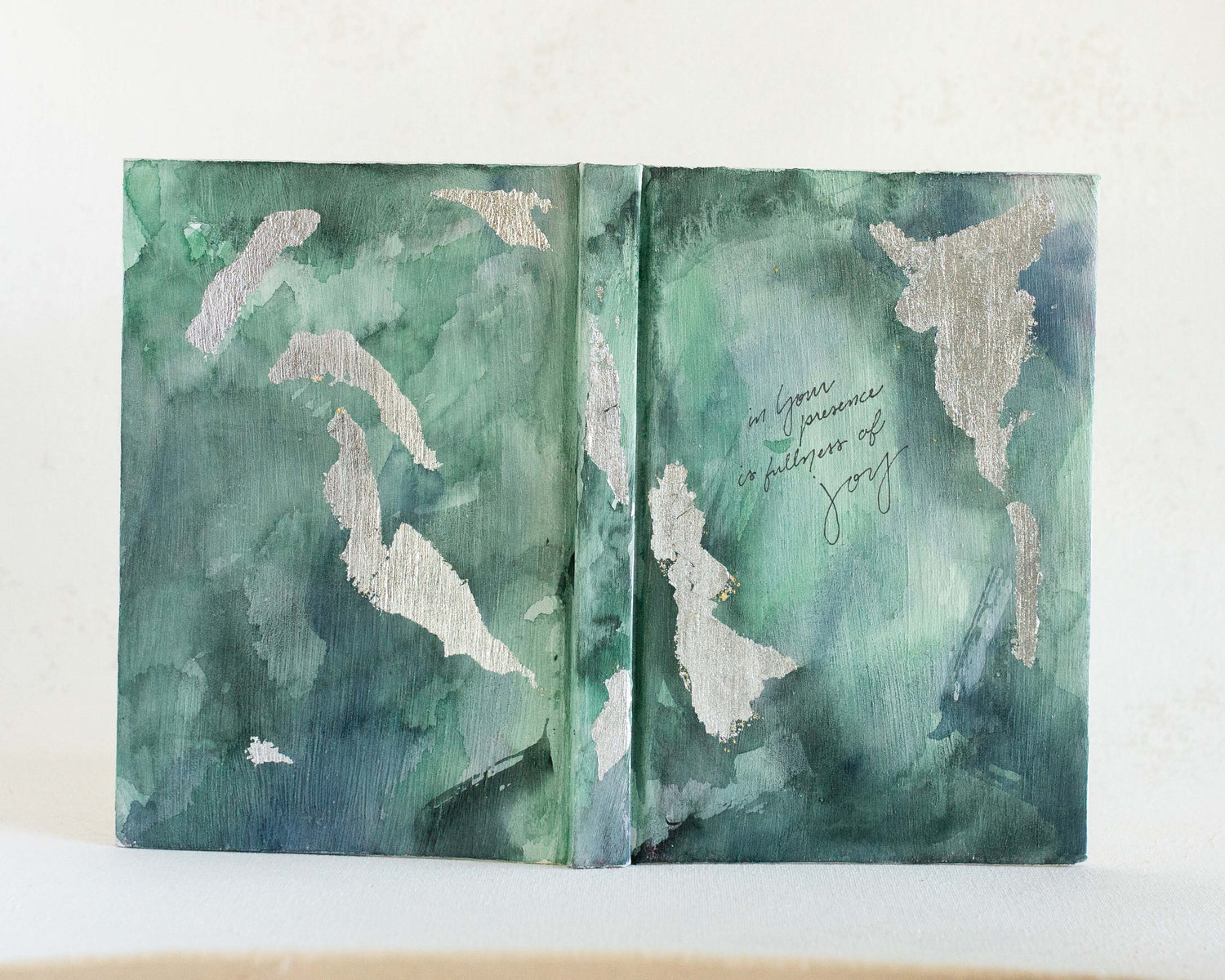 Psalm 16:11 "In Your presence there is fullness of joy" Hand-painted Watercolor Notebook