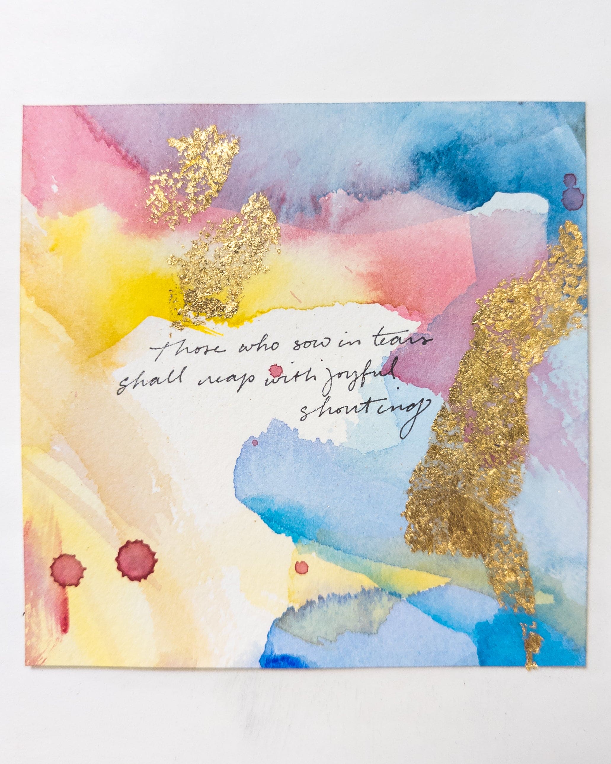 Those Who Sow in Tears Shall Reap with Joyful Shouting