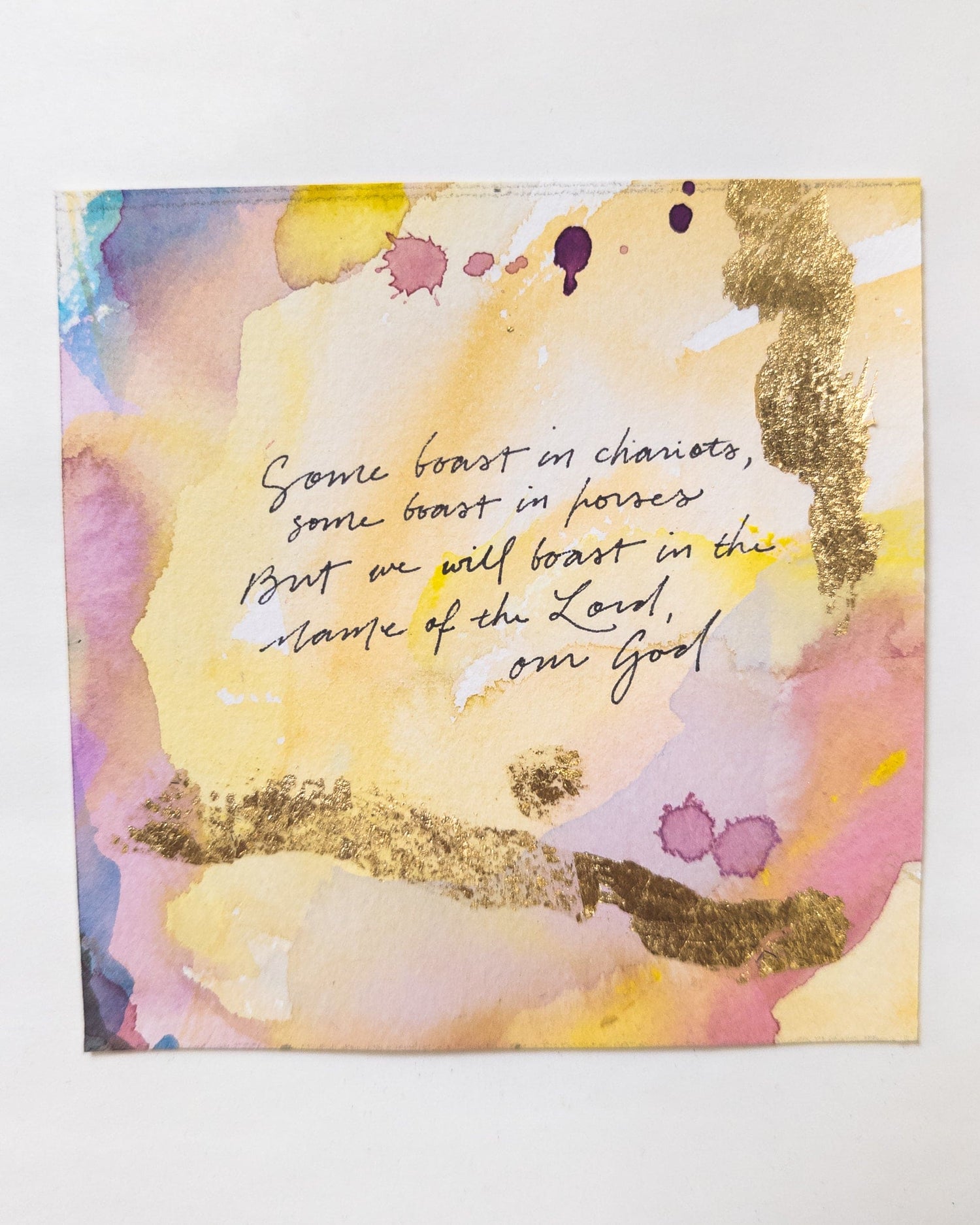 We Will Boast in the Name of the Lord