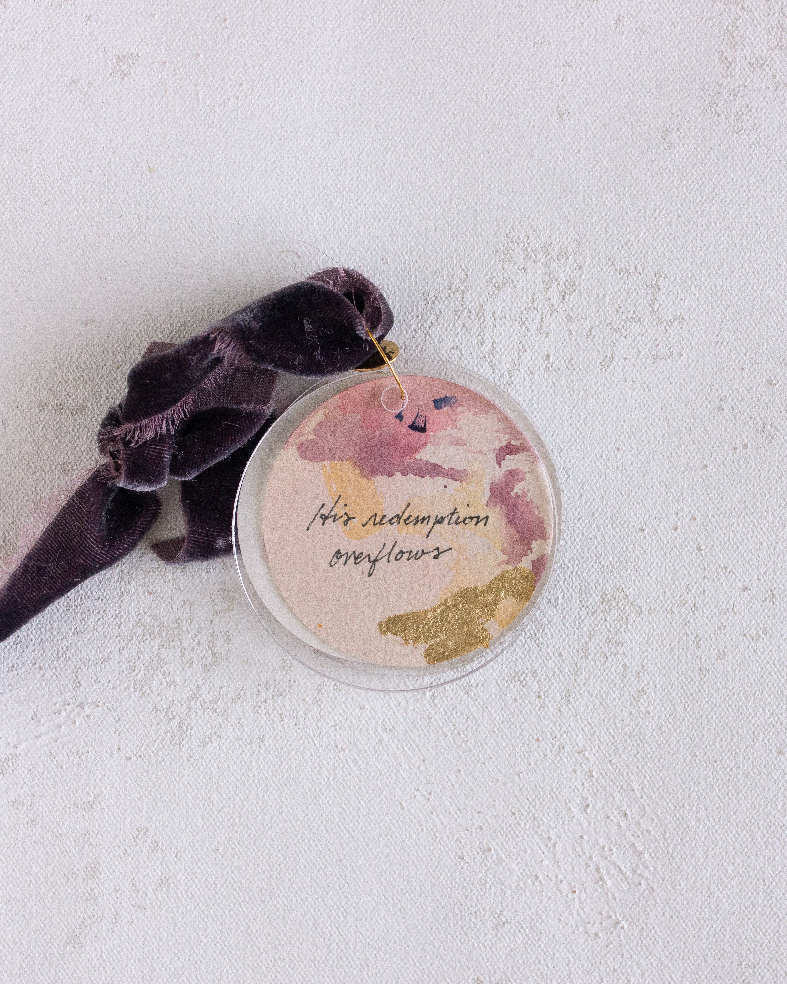 His Redemption Overflows | Dark Purple