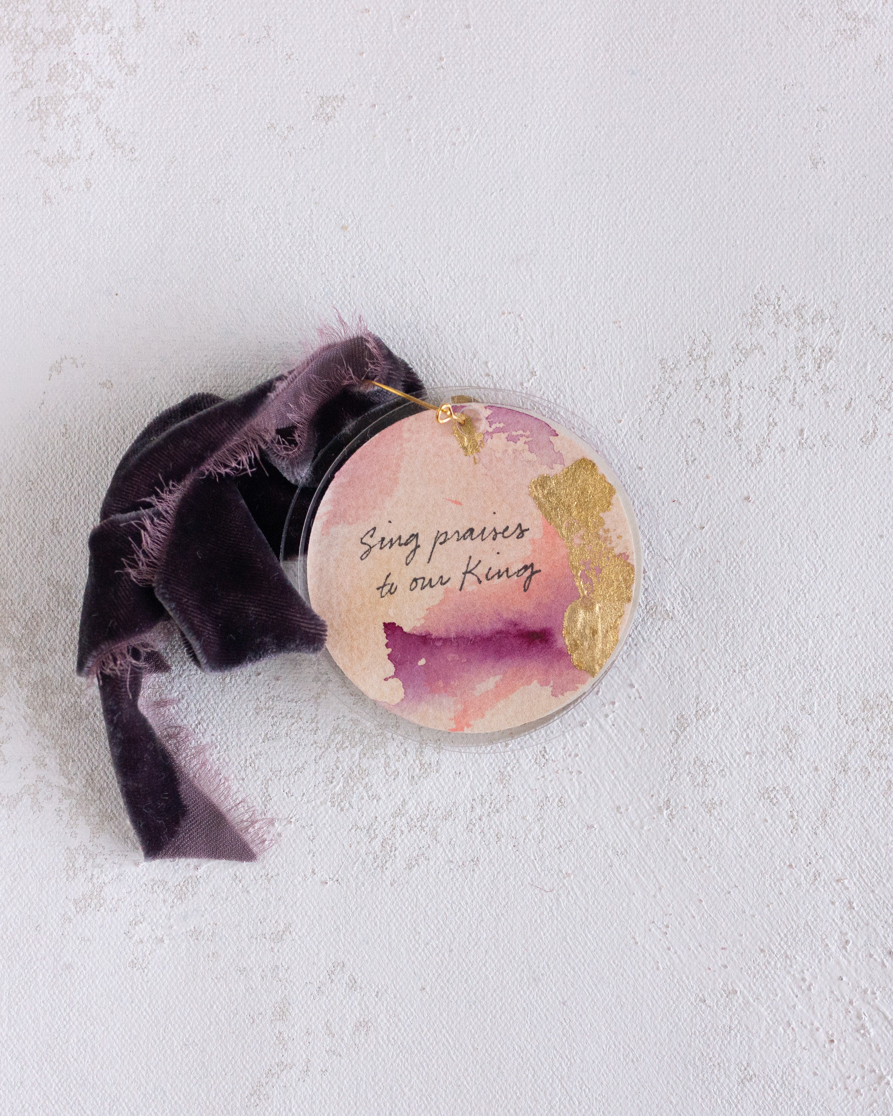 Sing Praises to Our King | Dark Purple