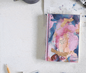 1 Samuel 3:9 "Speak, Lord, for your servant is listening," Hand-painted Watercolor Notebook