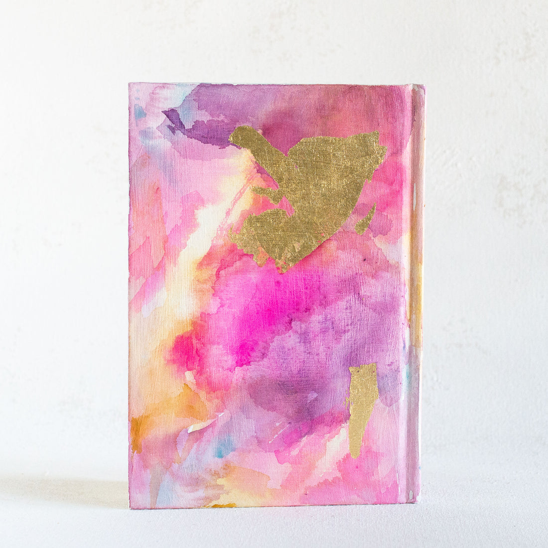 Philippians 4:7 &quot;The peace of God will guard your hearts&quot; Hand-painted Watercolor Notebook