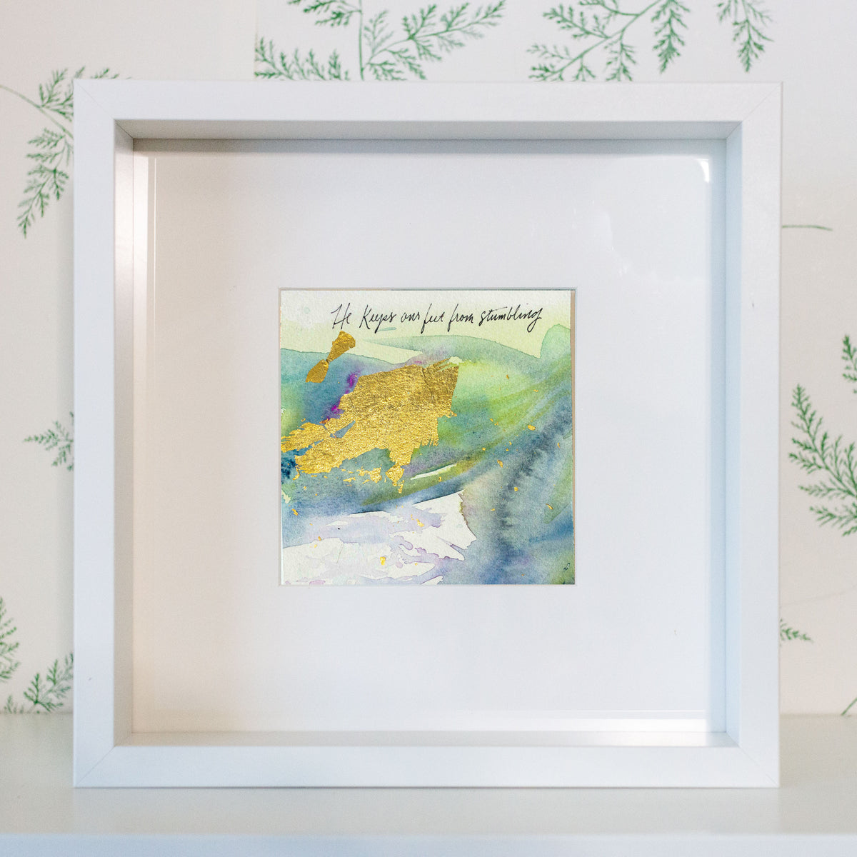 He keeps our feet from stumbling - Psalm 66:9 | Original Art