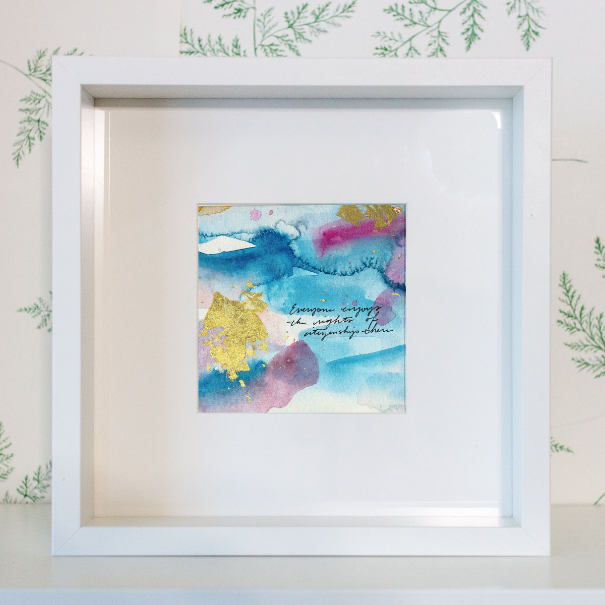 Everyone enjoys the rights of citizenship there - Psalm 87:5 | Original Art
