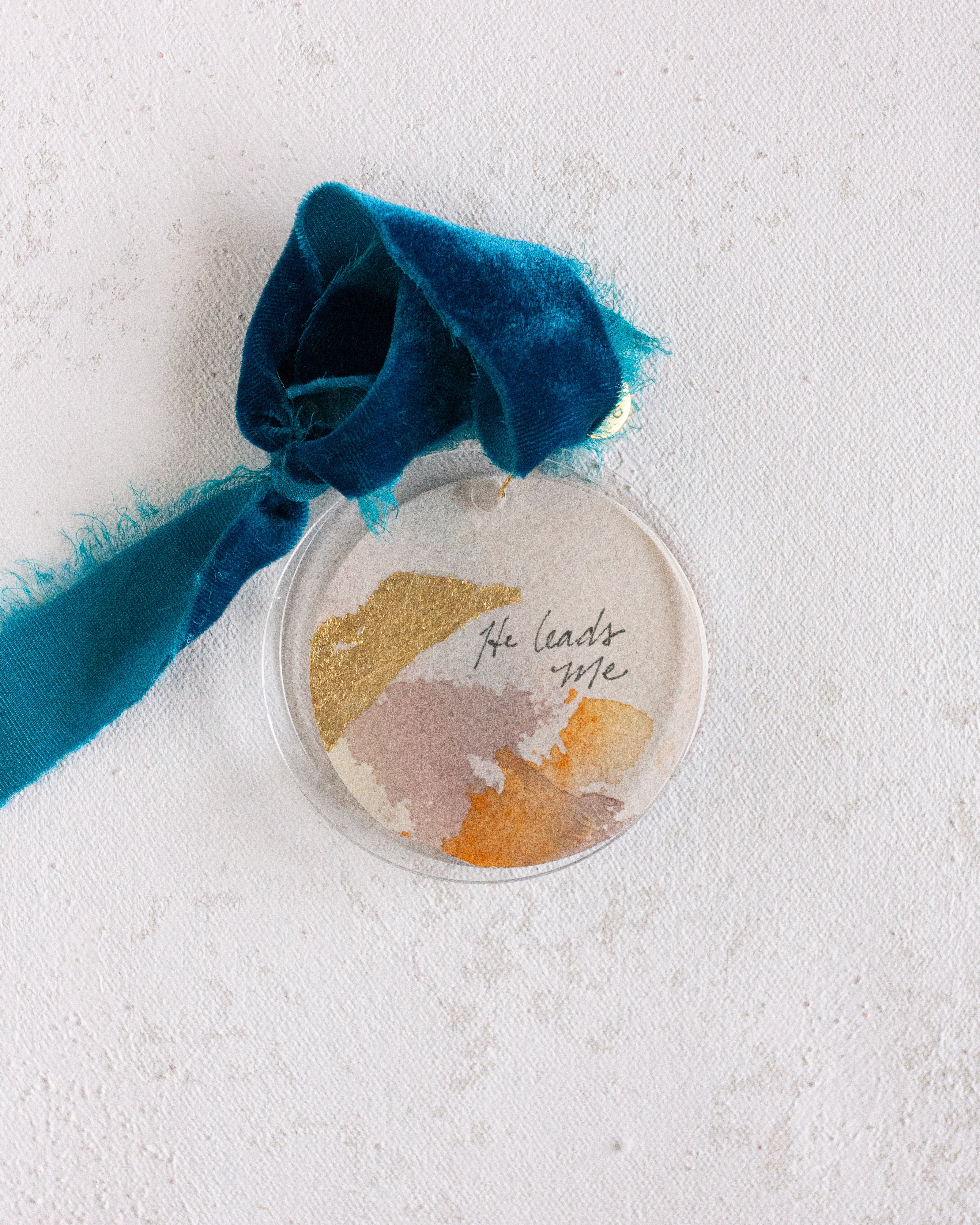 He Leads Me | Teal
