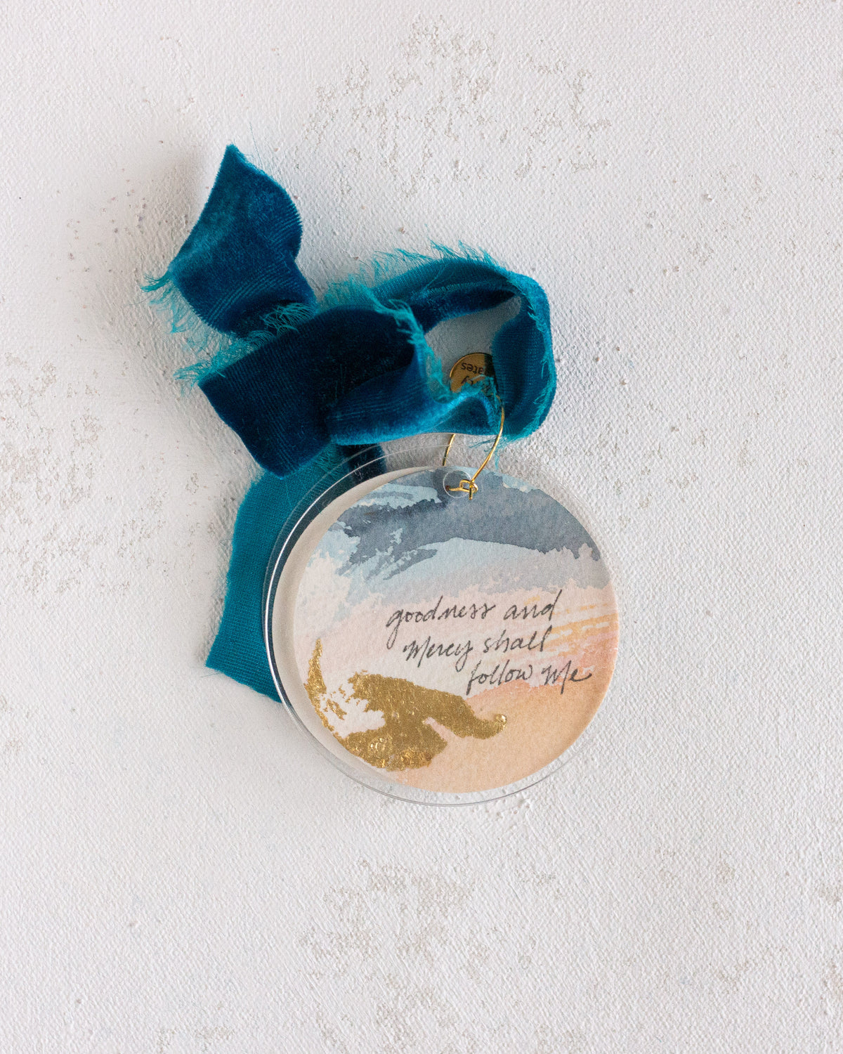 Goodness and Mercy Will Follow Me | Teal