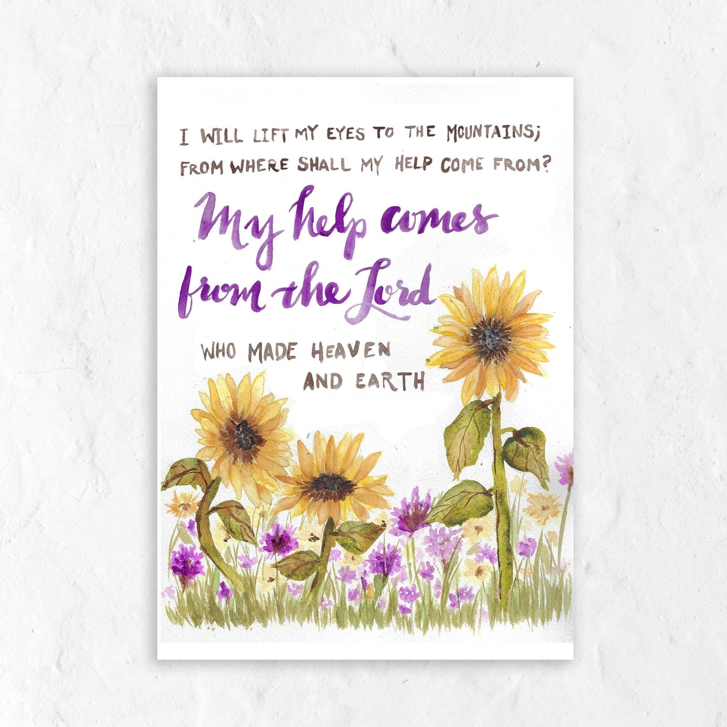 My Help Comes from the Lord | Art Print