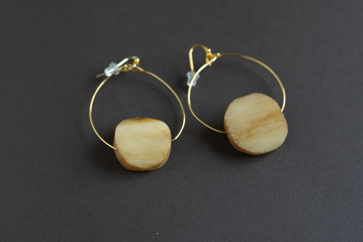 Brown Bone | Earrings