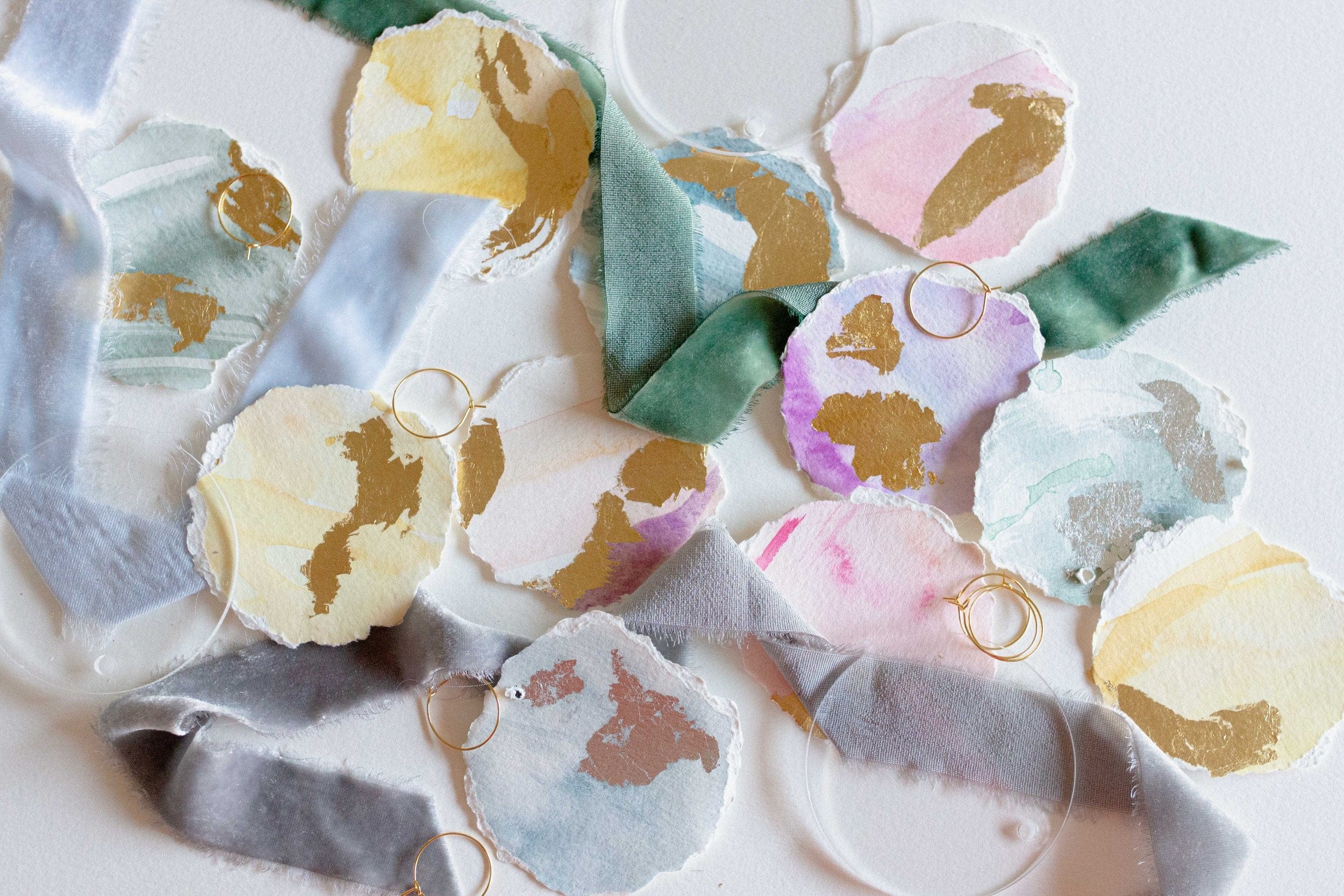 Personalized Watercolor Ornament