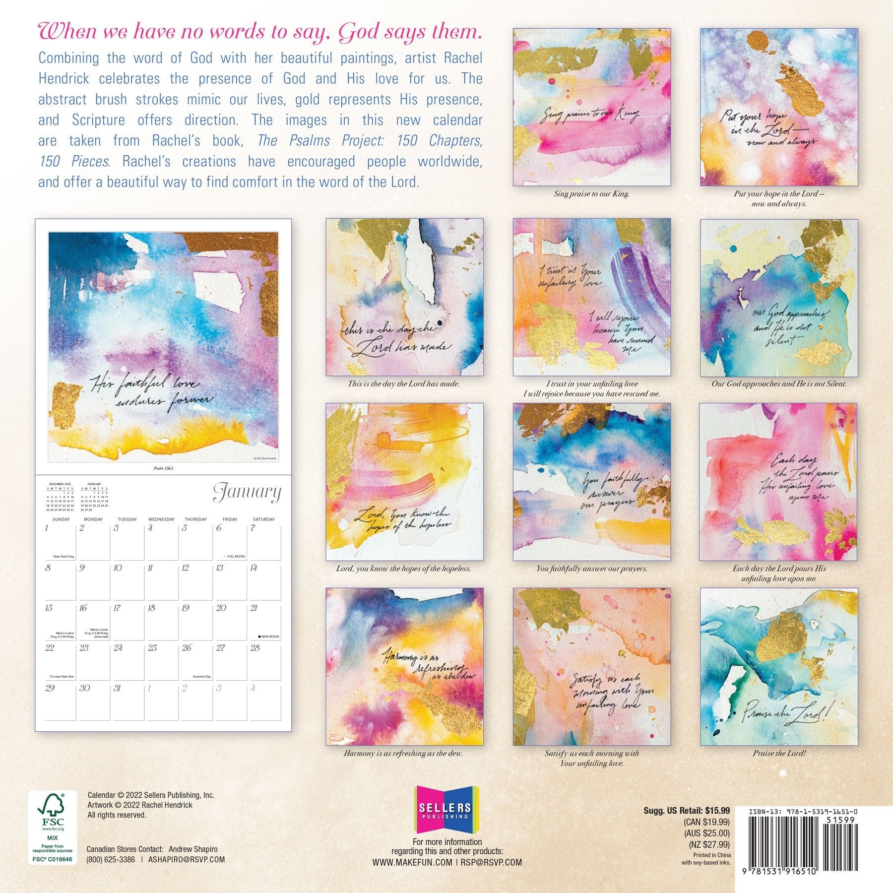 Bless This Year: 2023–2024 Calendar
