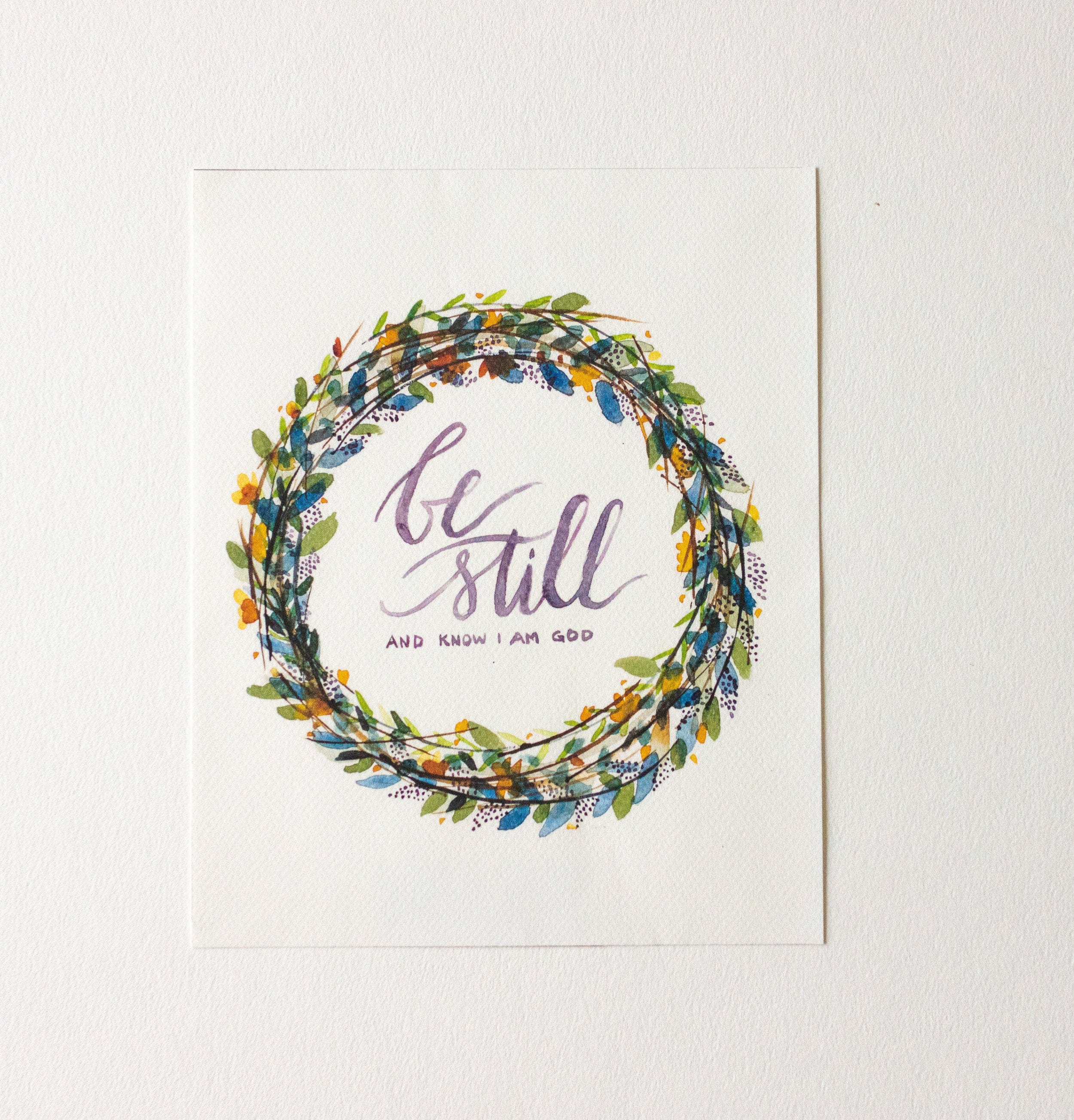 Be Still and Know I Am God