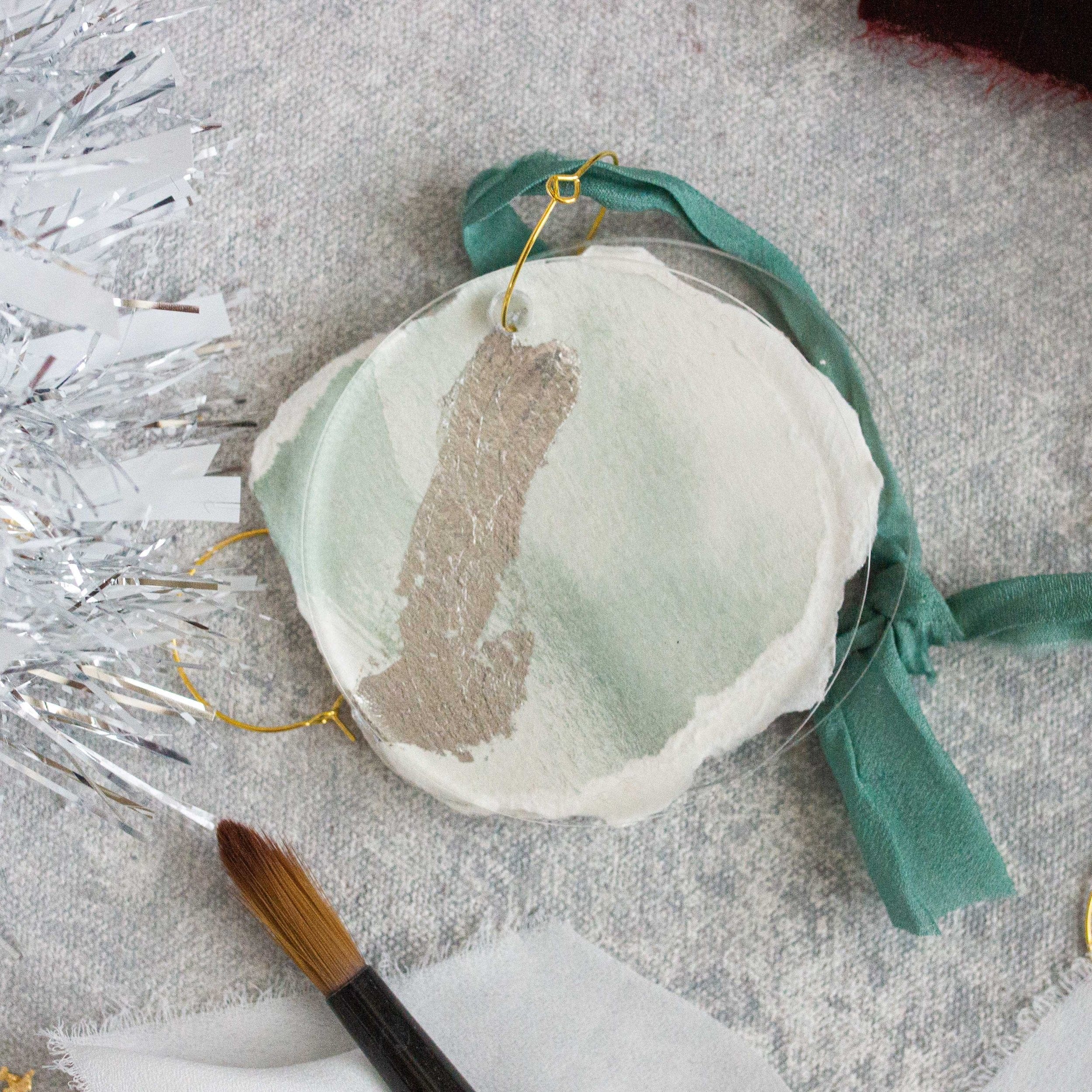 Call His Name Immanuel - Green Crinkle