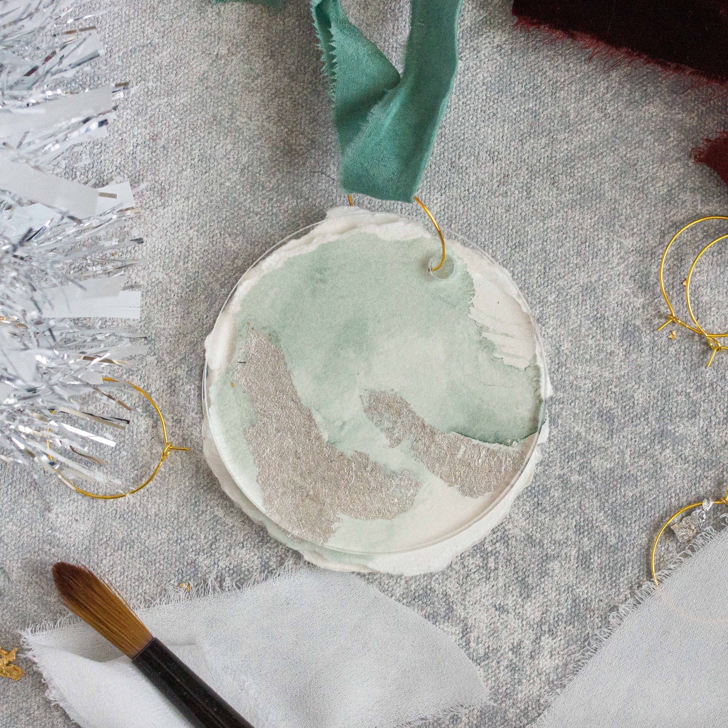 Unto Us a Child is Born - Green Crinkle