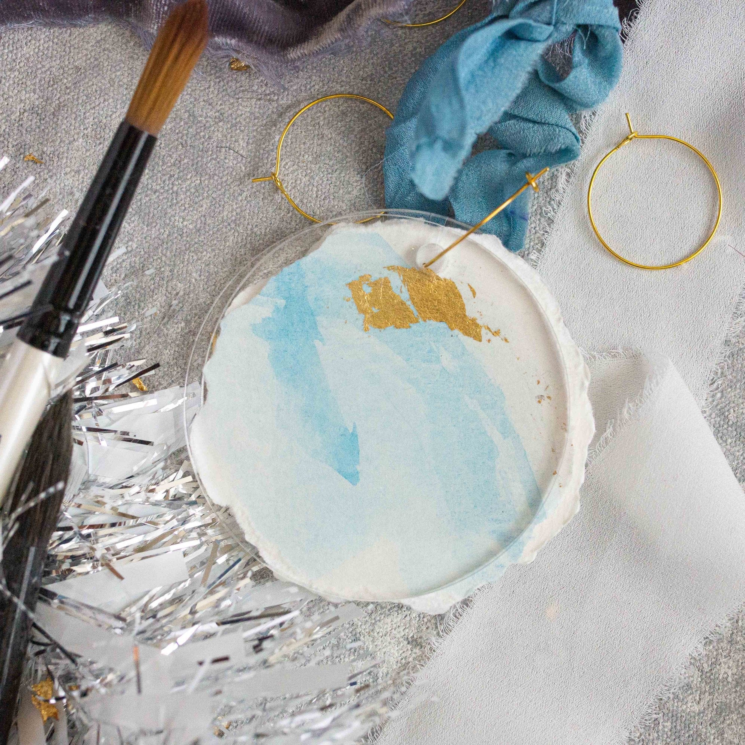 Unto Us a Child is Born - Blue Crinkle