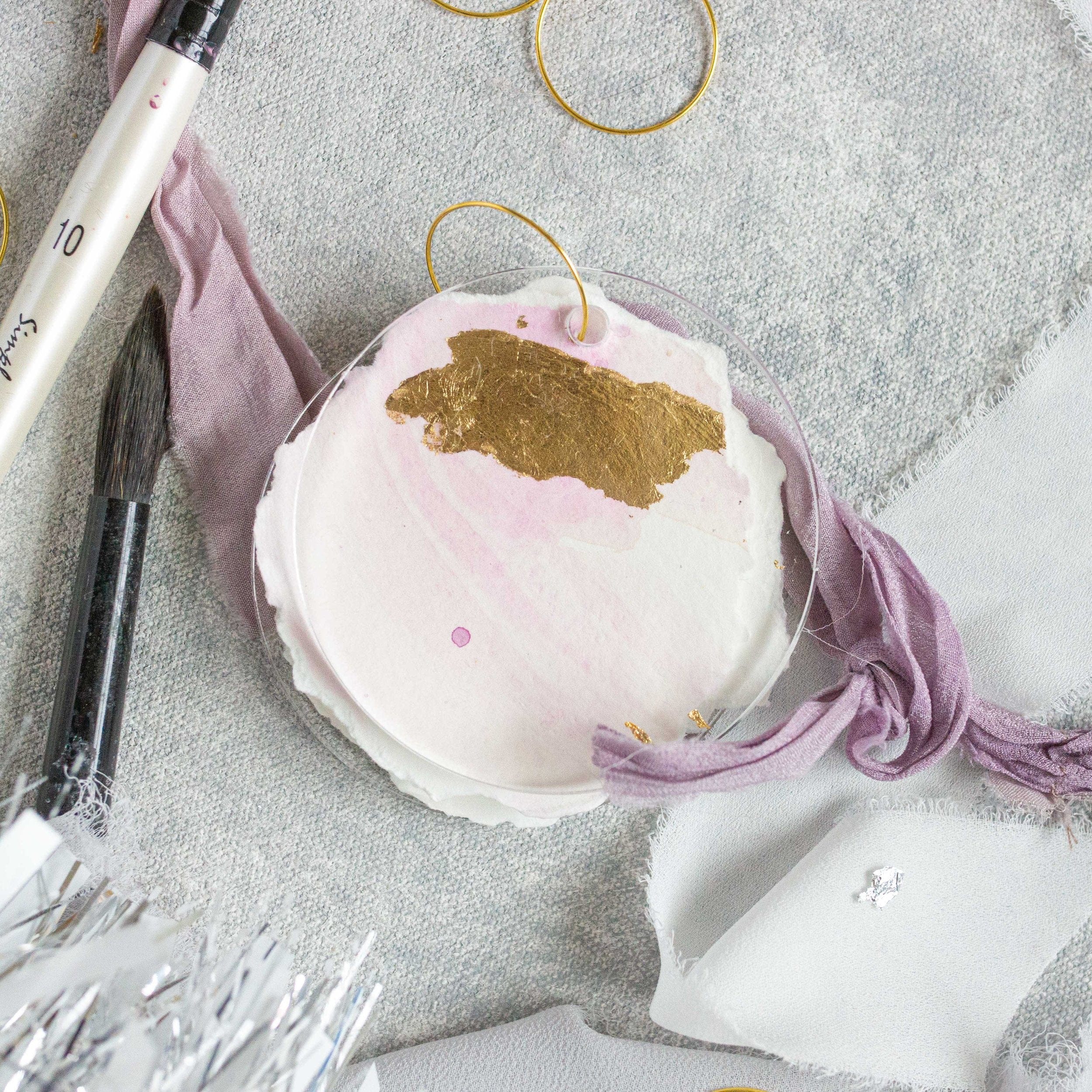 Unto Us a Child is Born - Purple Crinkle
