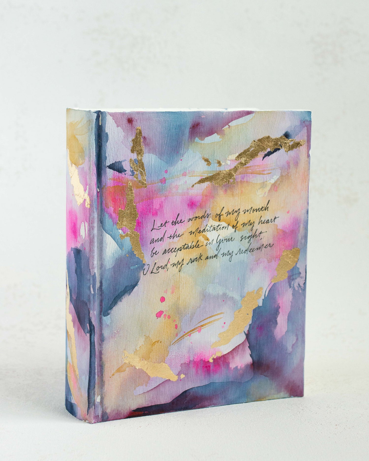 Psalm 19:14 Hand-painted Watercolor Bible