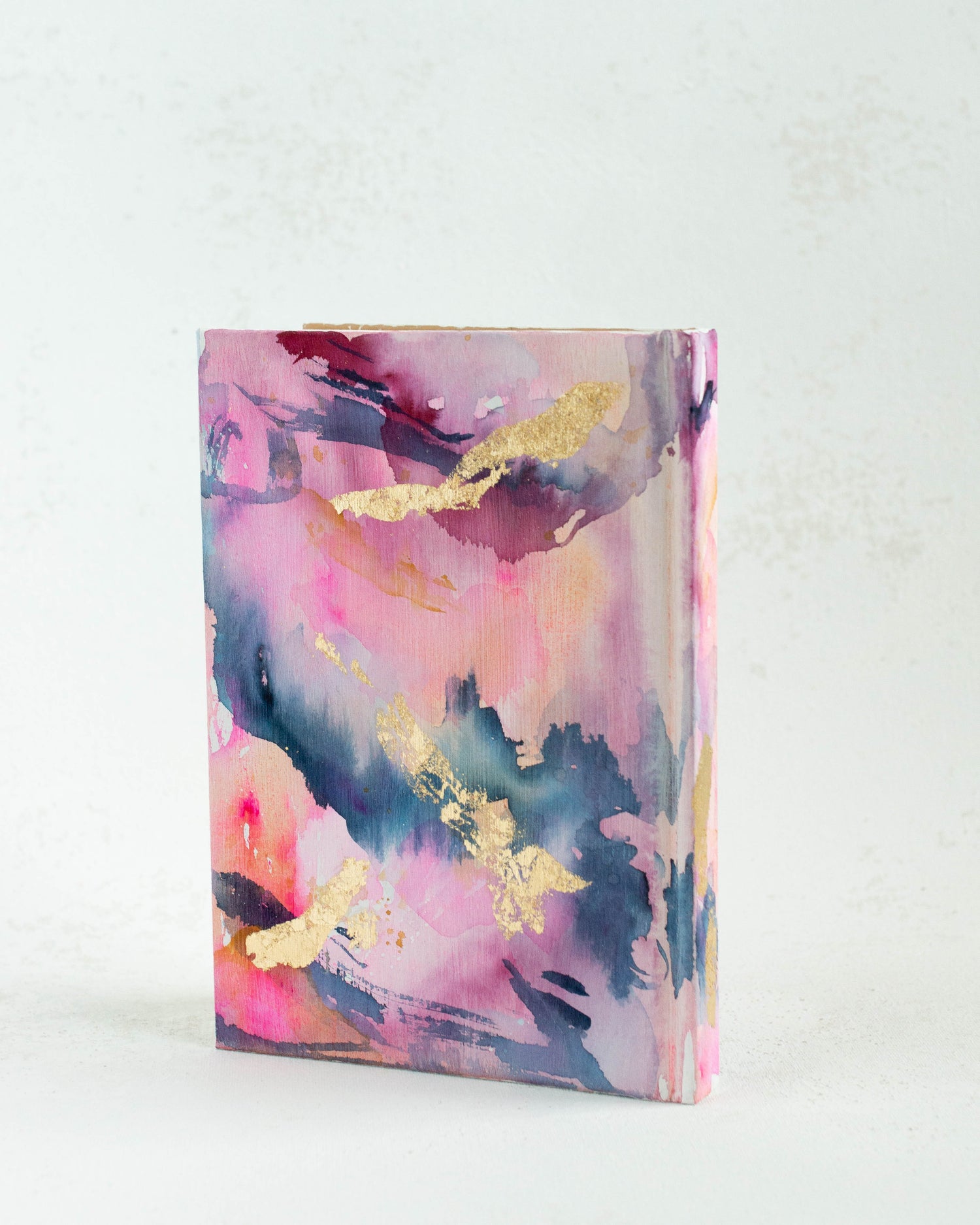 Psalm 24:1 "I Will Bless the Lord At All Times" Hand-painted Watercolor Notebook