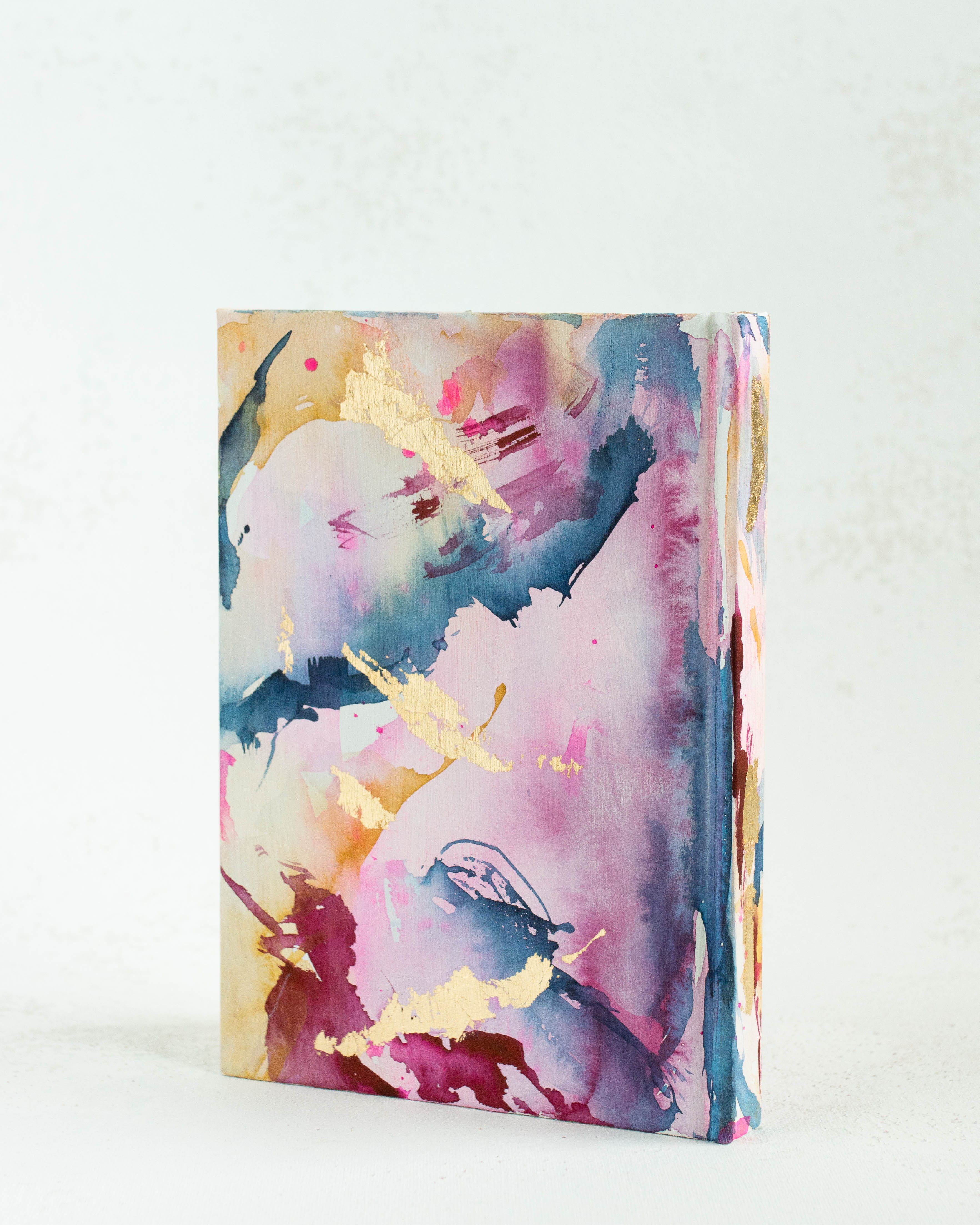 Psalm 116:1–2 "I Will Call On Him As Long As I Live" Hand-painted Watercolor Notebook