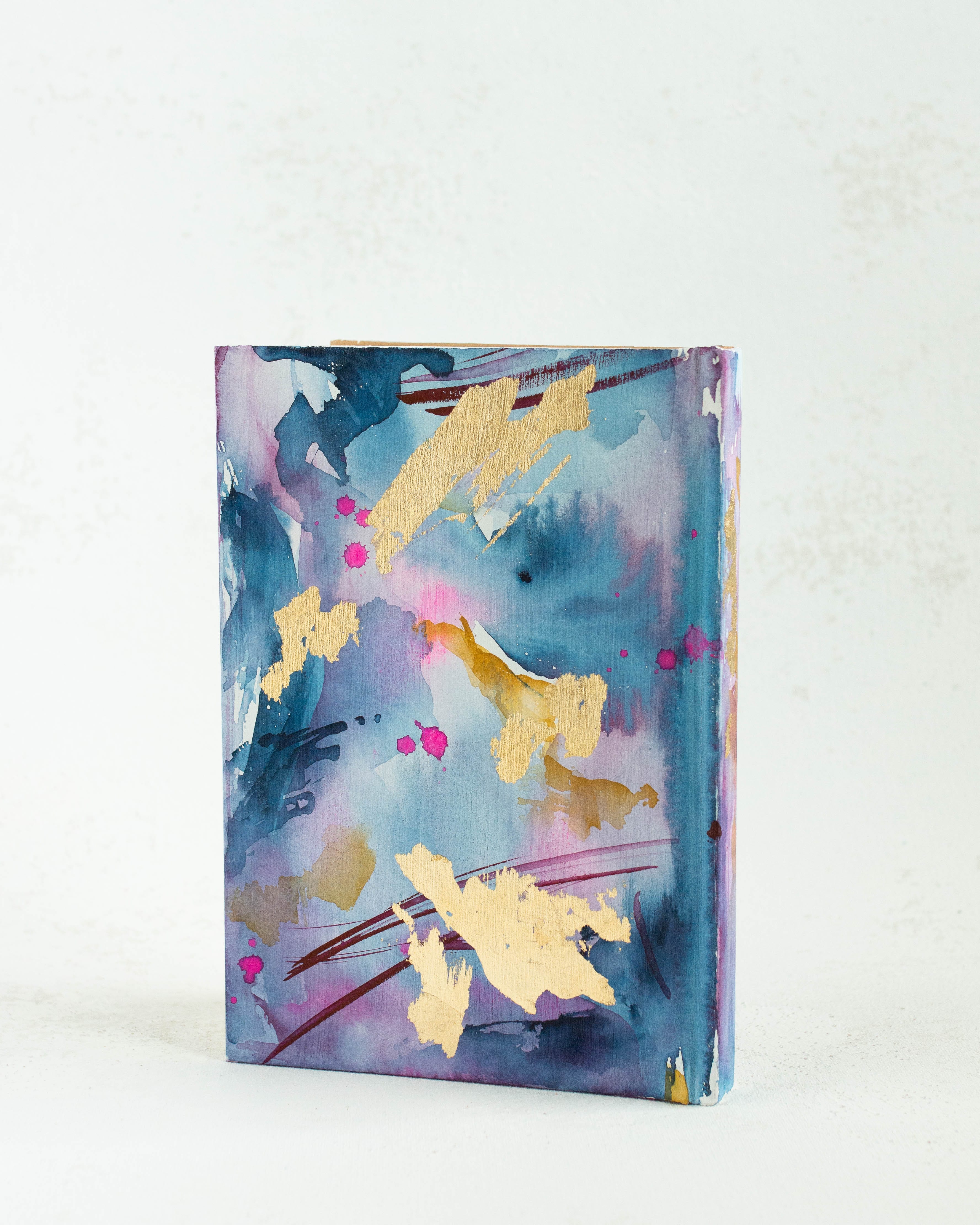 Psalm 51:10 "Create in Me a Clean Heart" Hand-painted Watercolor Notebook