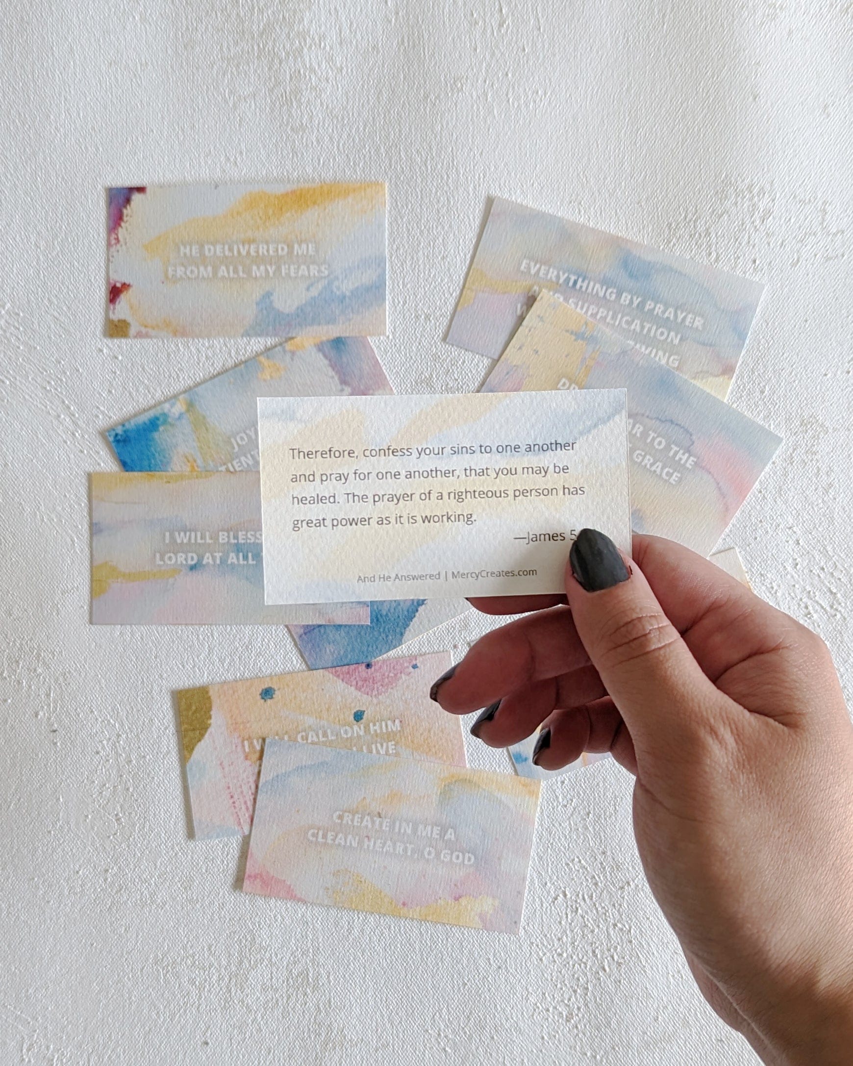 And He Answered | Scripture Memory Pack