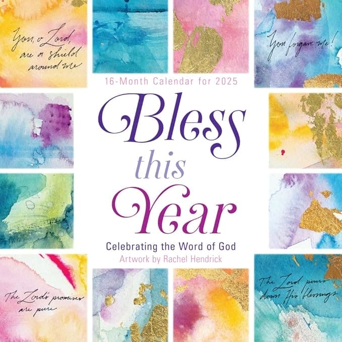 Bless This Year: 2025–2026 Wall Calendar