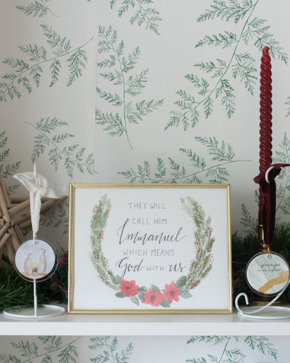 Call Him Immanuel | Art Print