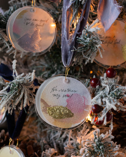 He Restores My Soul | Purple