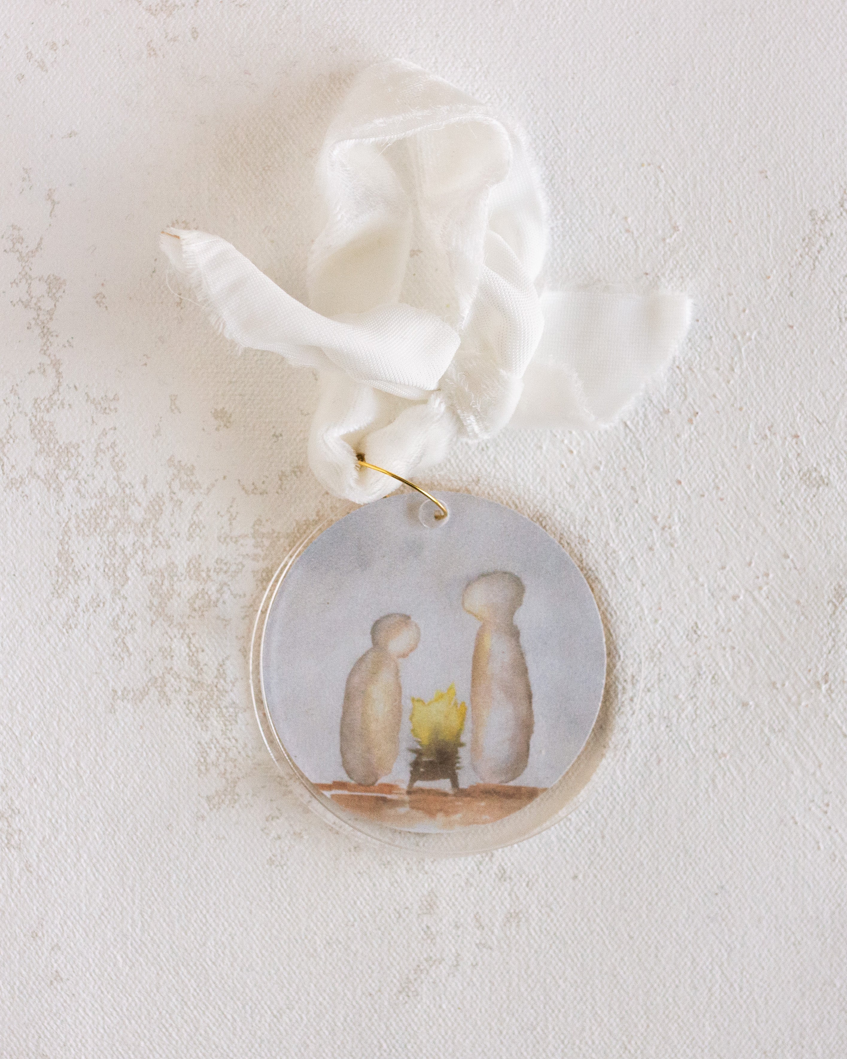 Nativity Ornament - White