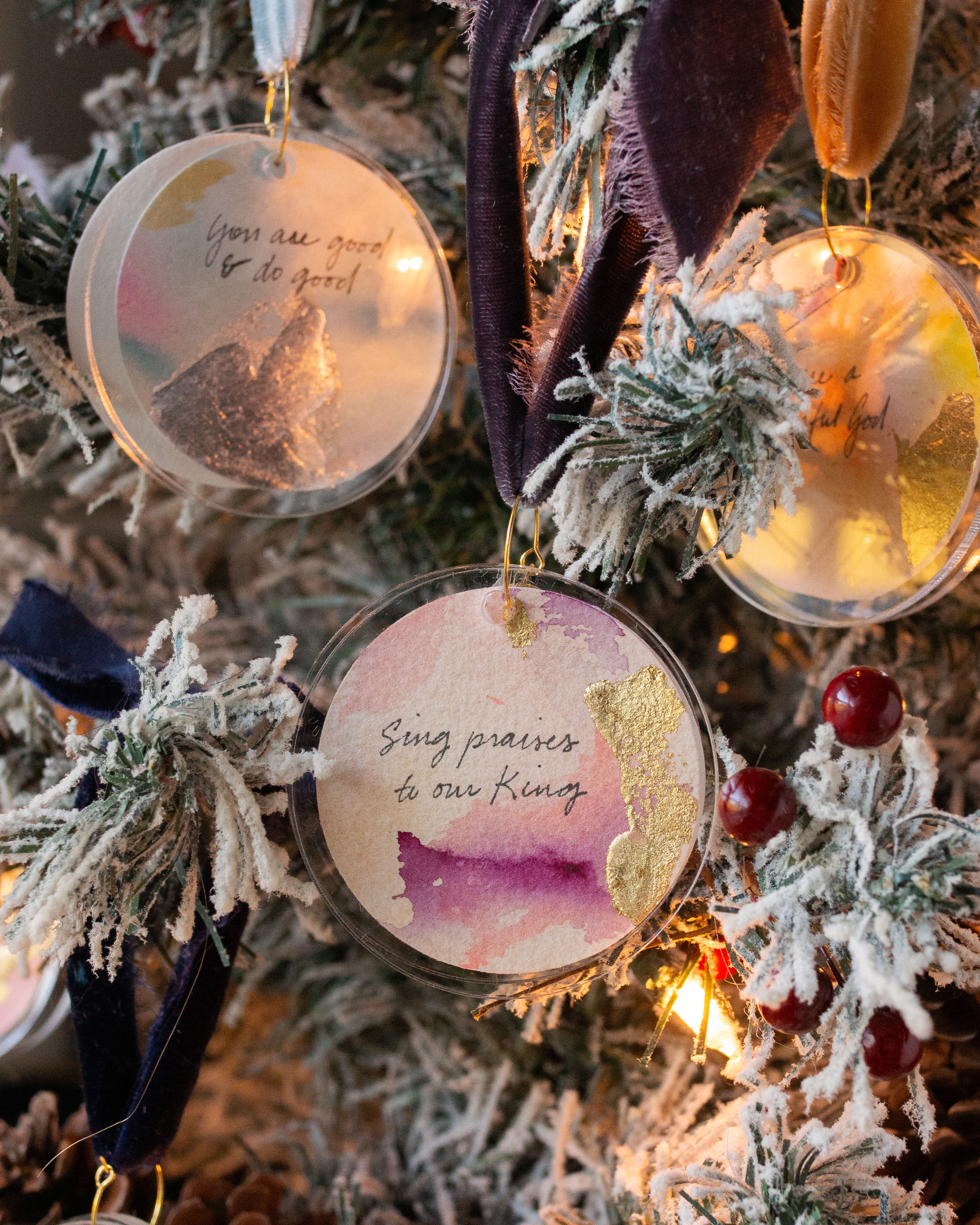 Sing Praises to Our King | Dark Purple