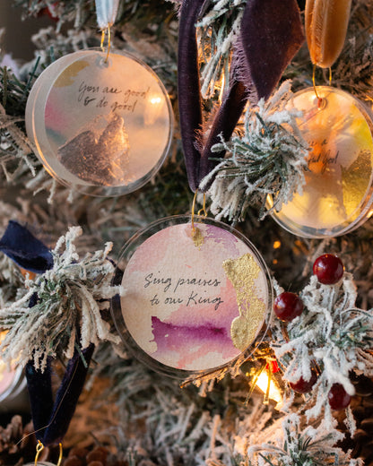 Sing Praises to Our King | Dark Purple