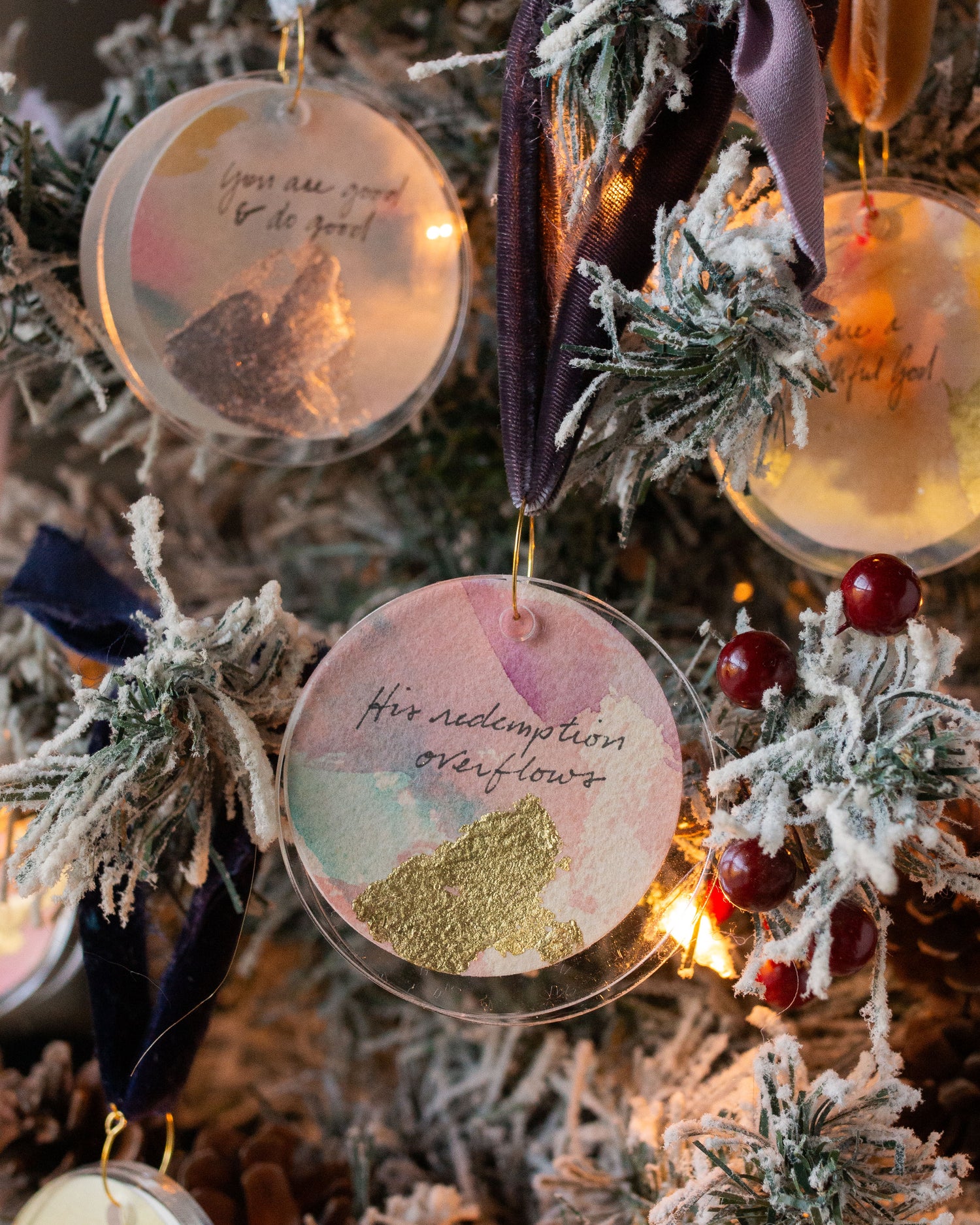 His Redemption Overflows | Dark Purple