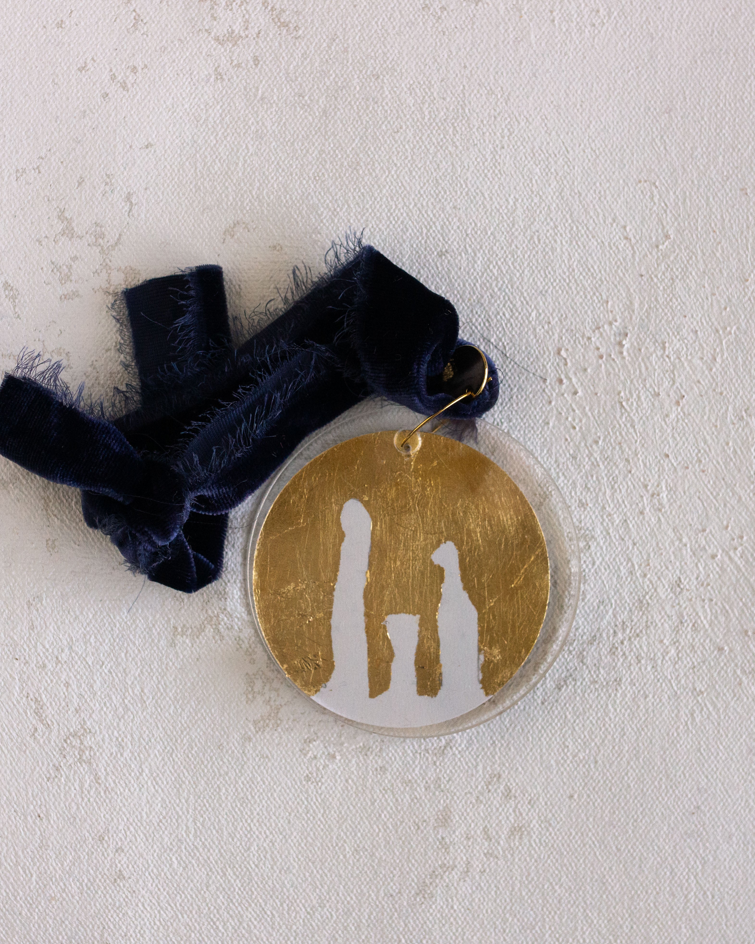 Nativity Ornament - Navy