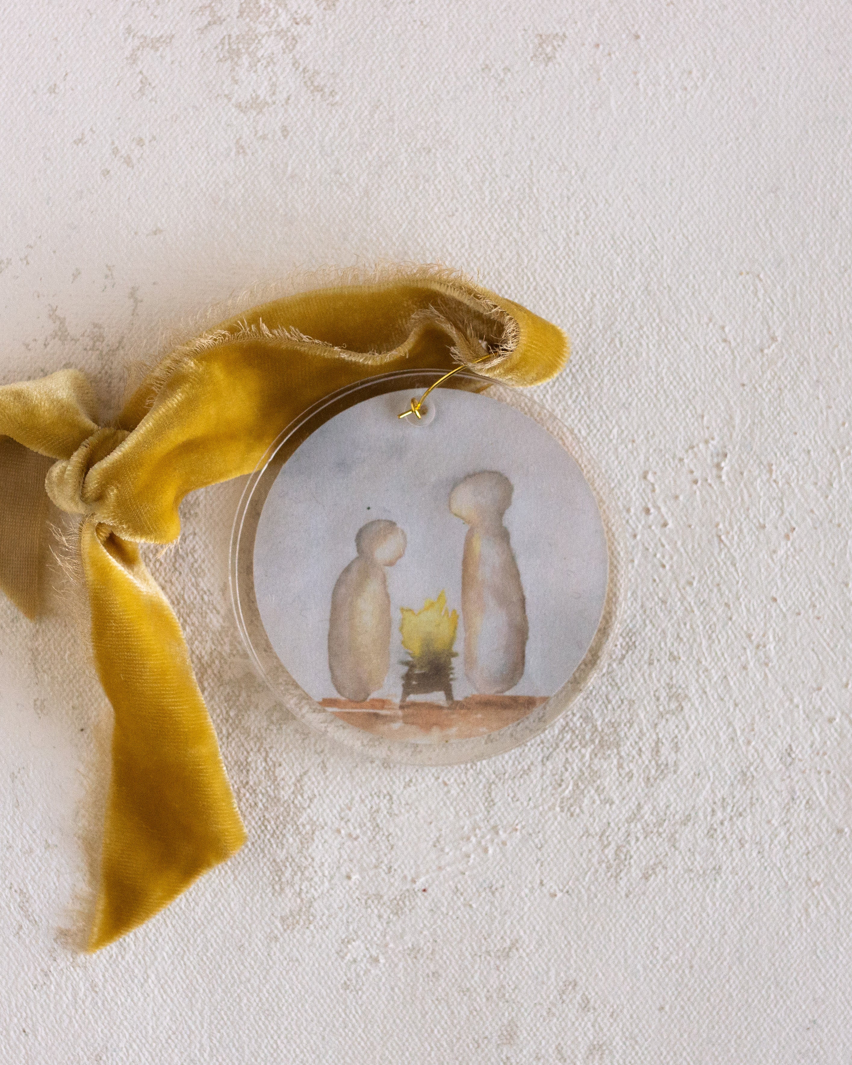 Nativity Ornament - Gold