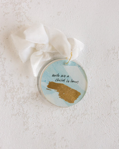 Unto Us A Child Is Born | White