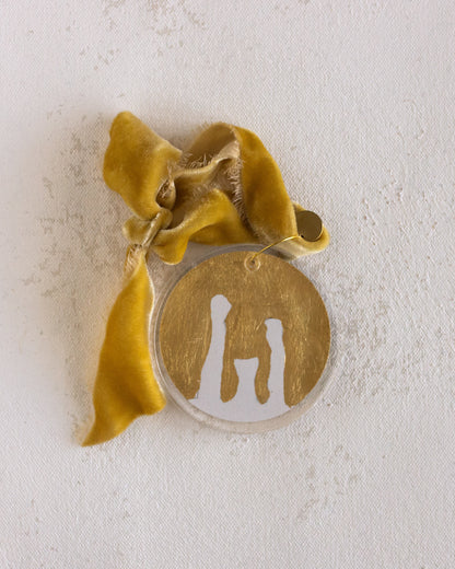 Nativity Ornament - Gold