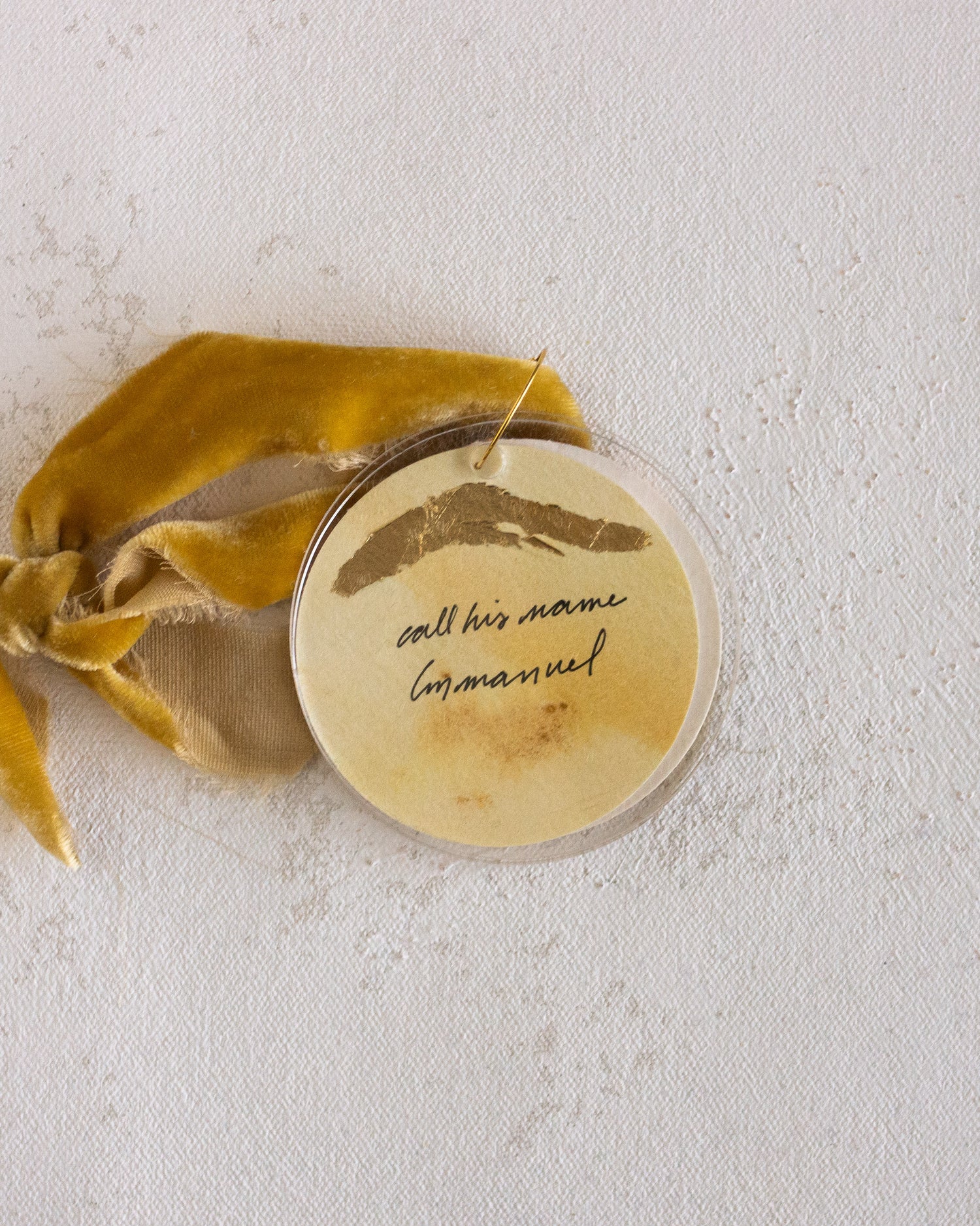 Call His Name Immanuel | Gold